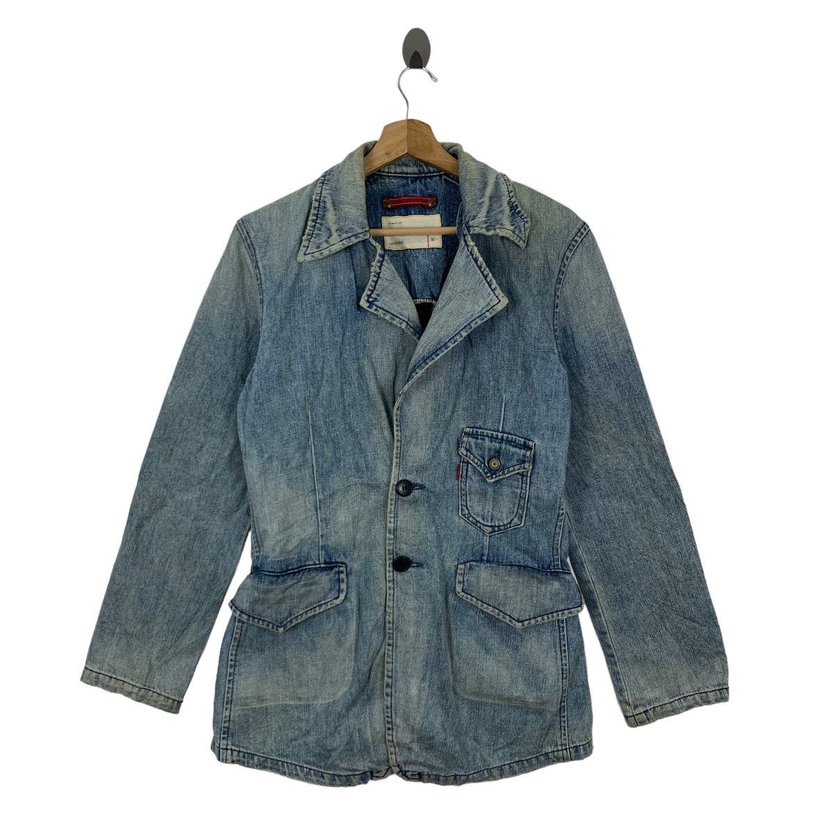Levi's × Vintage Vintage Levis Redloop Denim Button Jacket Size US M / EU 48-50 / 2 - 1 Thumbnail