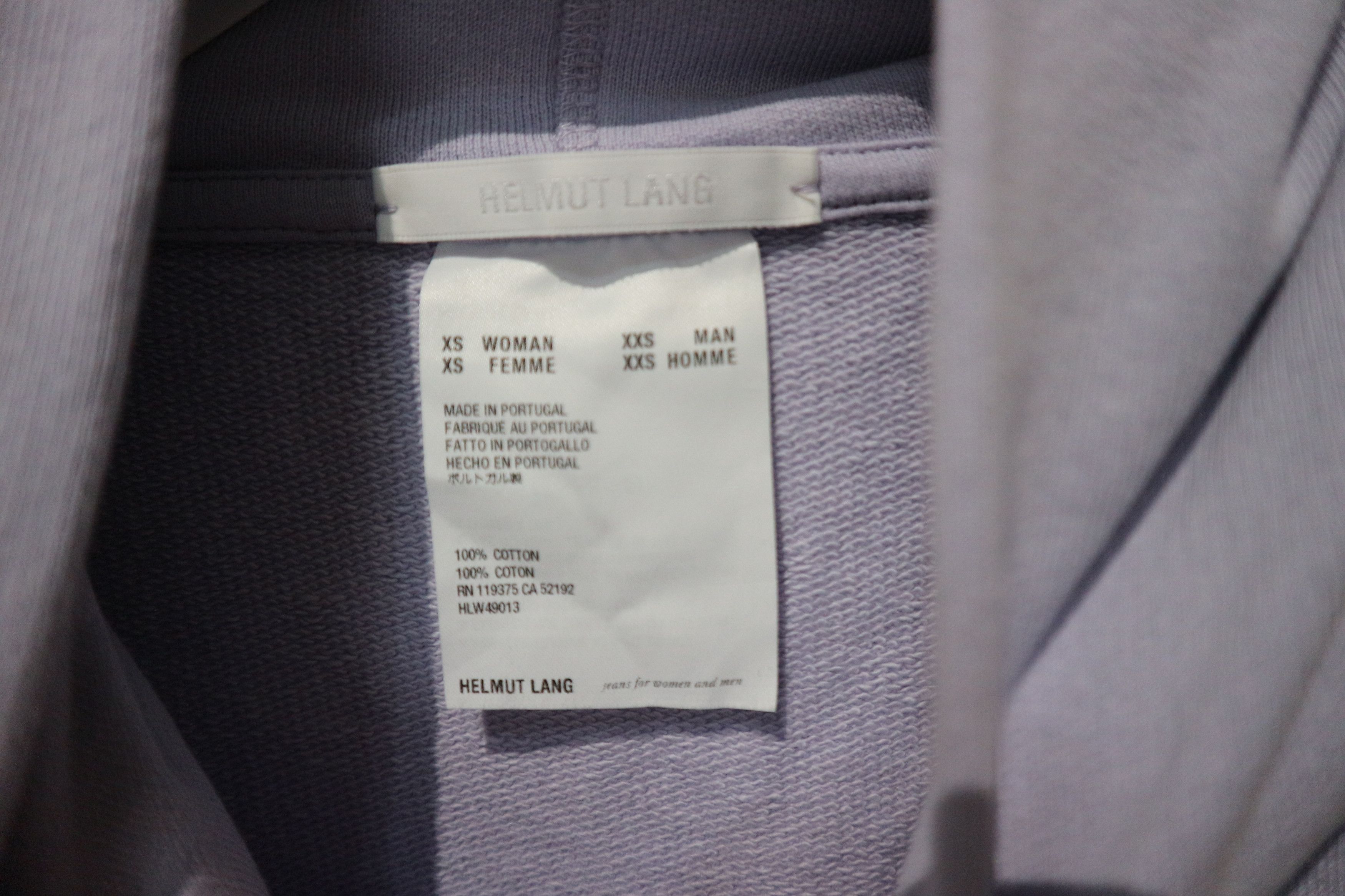 Helmut Lang metallic logo print hoodie Size US XXS / EU 40 - 7 Thumbnail