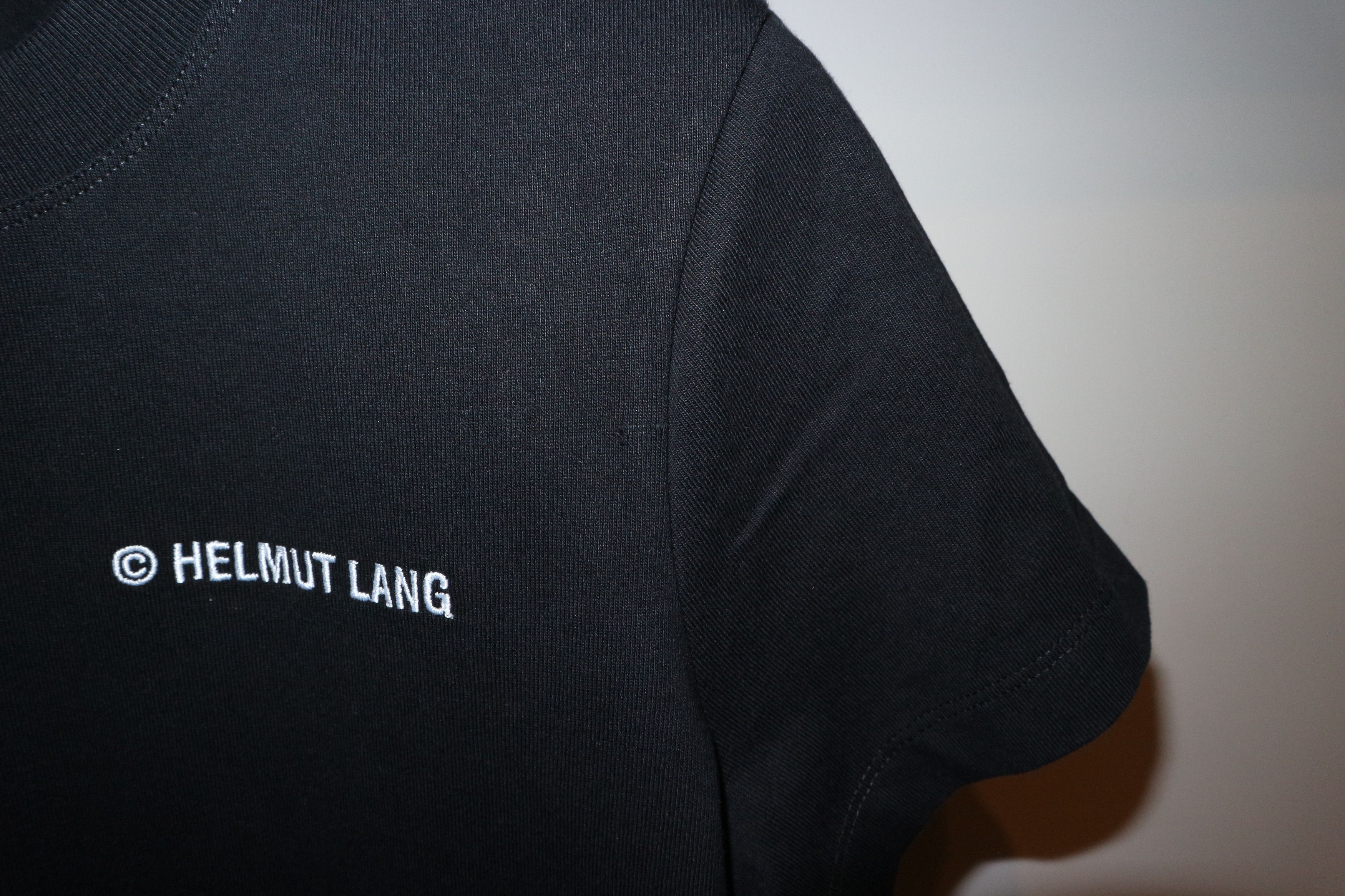 Helmut Lang Embroidered logo tshirt (womens style) Size L / US 10 / IT 46 - 3 Thumbnail