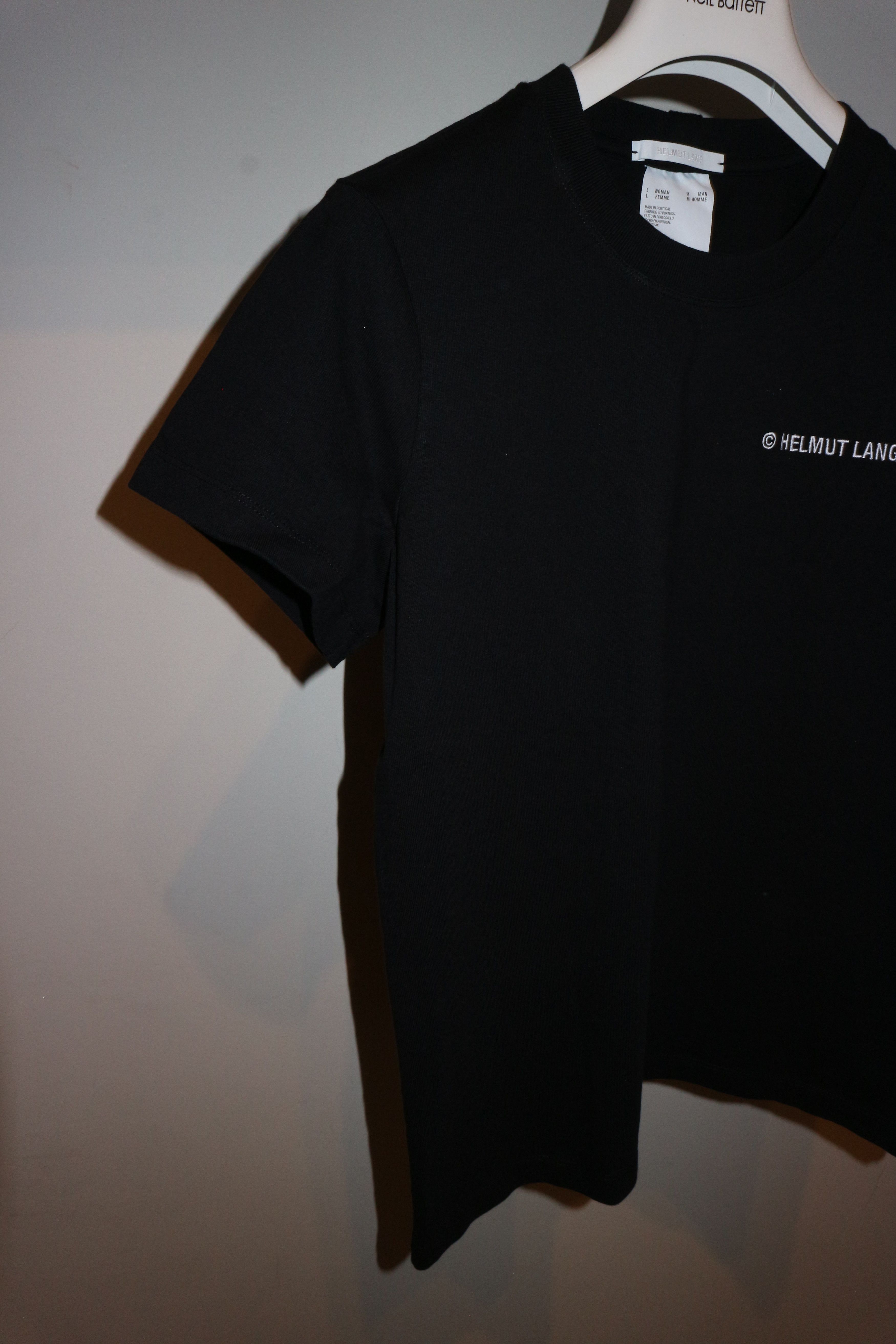Helmut Lang Embroidered logo tshirt (womens style) Size L / US 10 / IT 46 - 5 Thumbnail