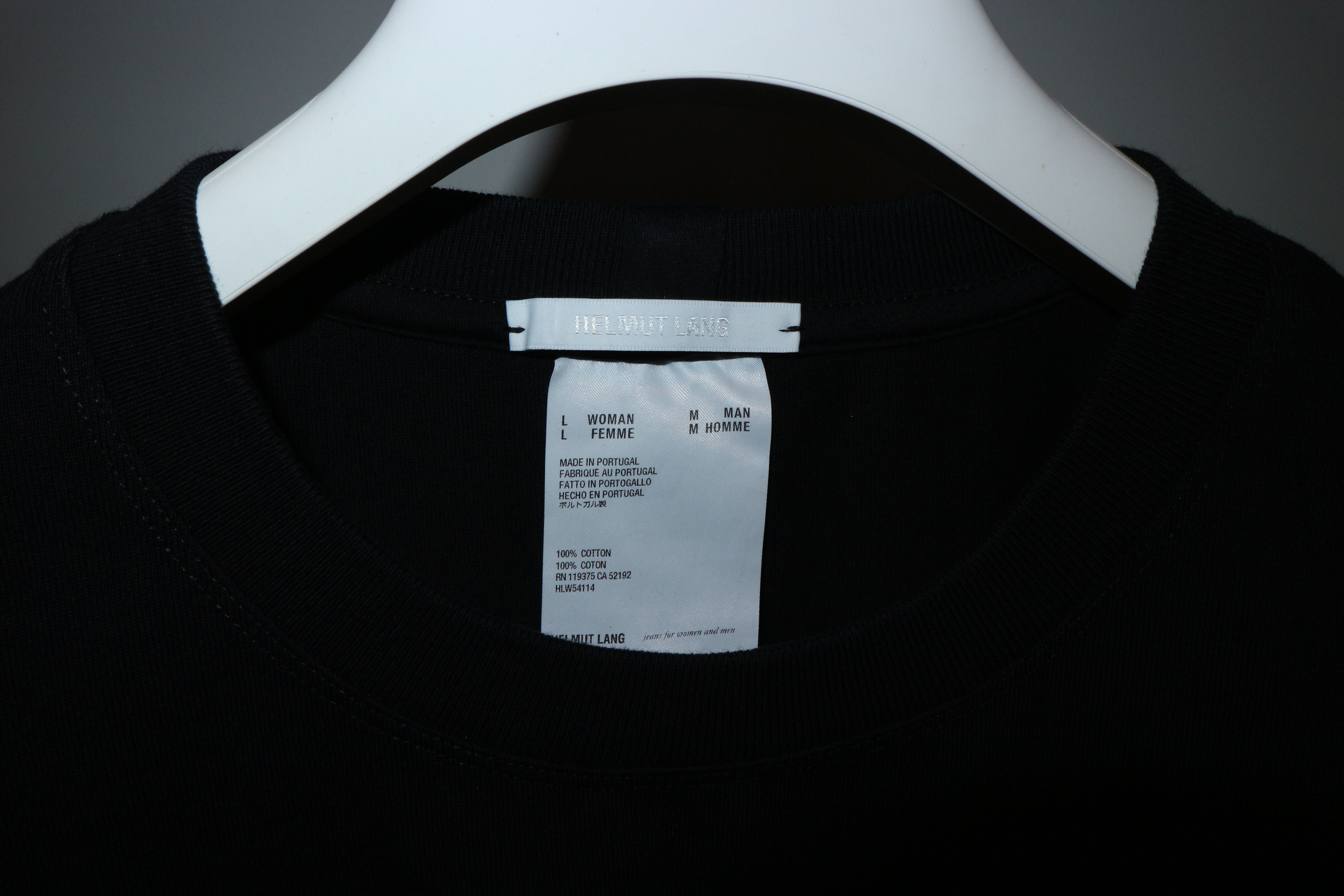 Helmut Lang Embroidered logo tshirt (womens style) Size L / US 10 / IT 46 - 4 Thumbnail