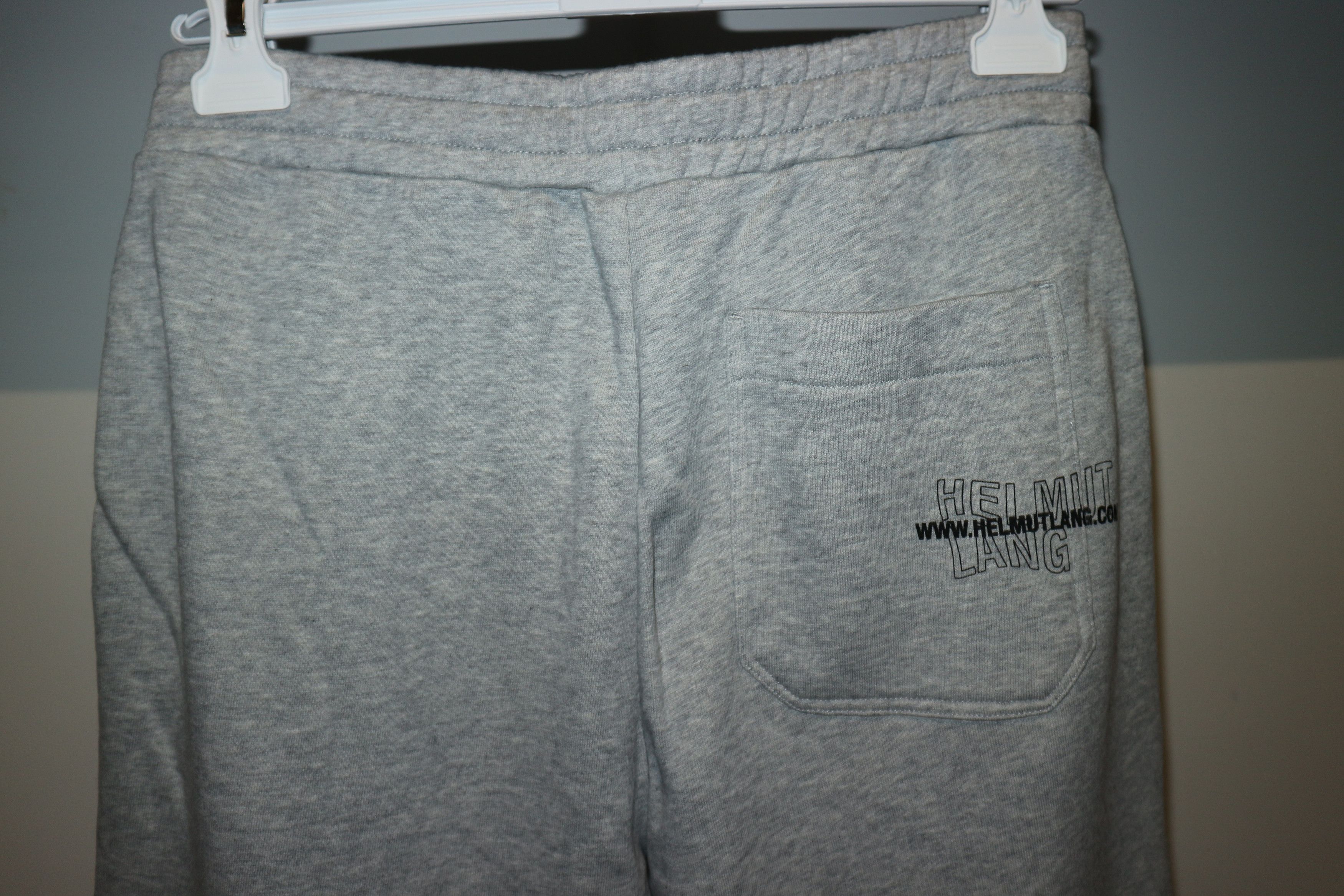 Helmut Lang Distorted logo sweatpants Size US 32 / EU 48 - 8 Thumbnail
