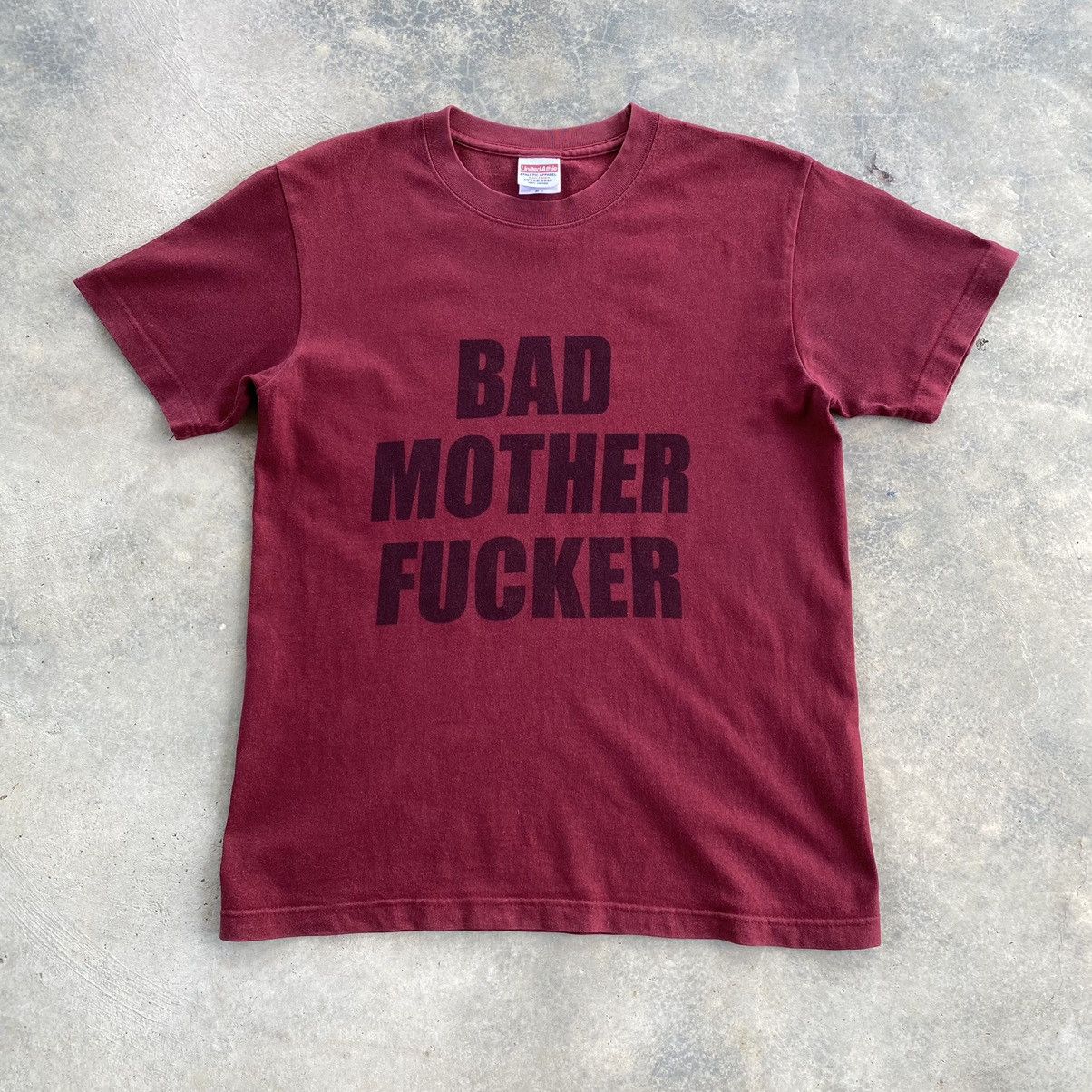 Vintage Vintage Y2k Bad Mother Fucker Wording T-shirt Size US S / EU 44-46 / 1 - 1 Thumbnail