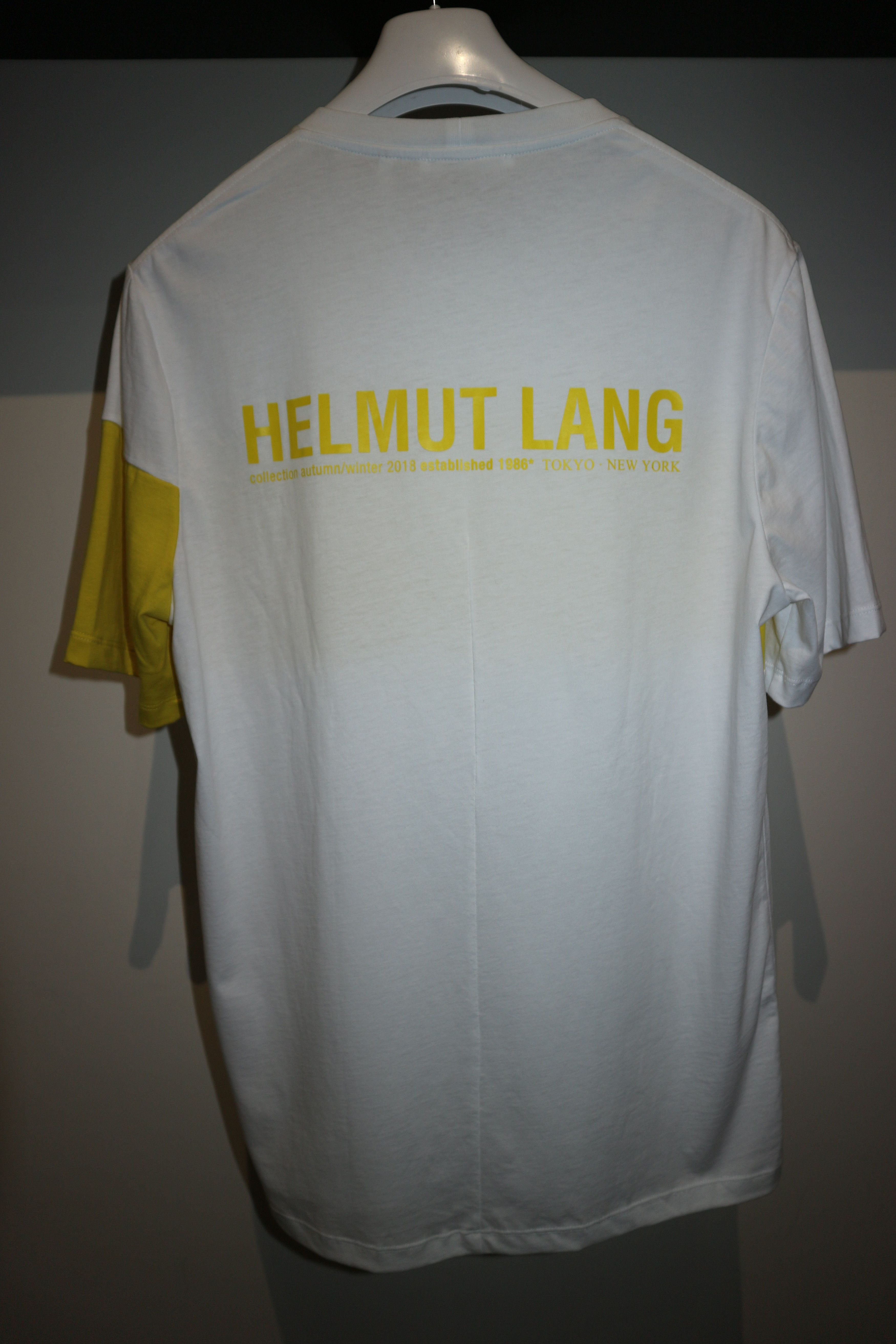 Helmut Lang logo print insert t-shirt Size US M / EU 48-50 / 2 - 1 Thumbnail