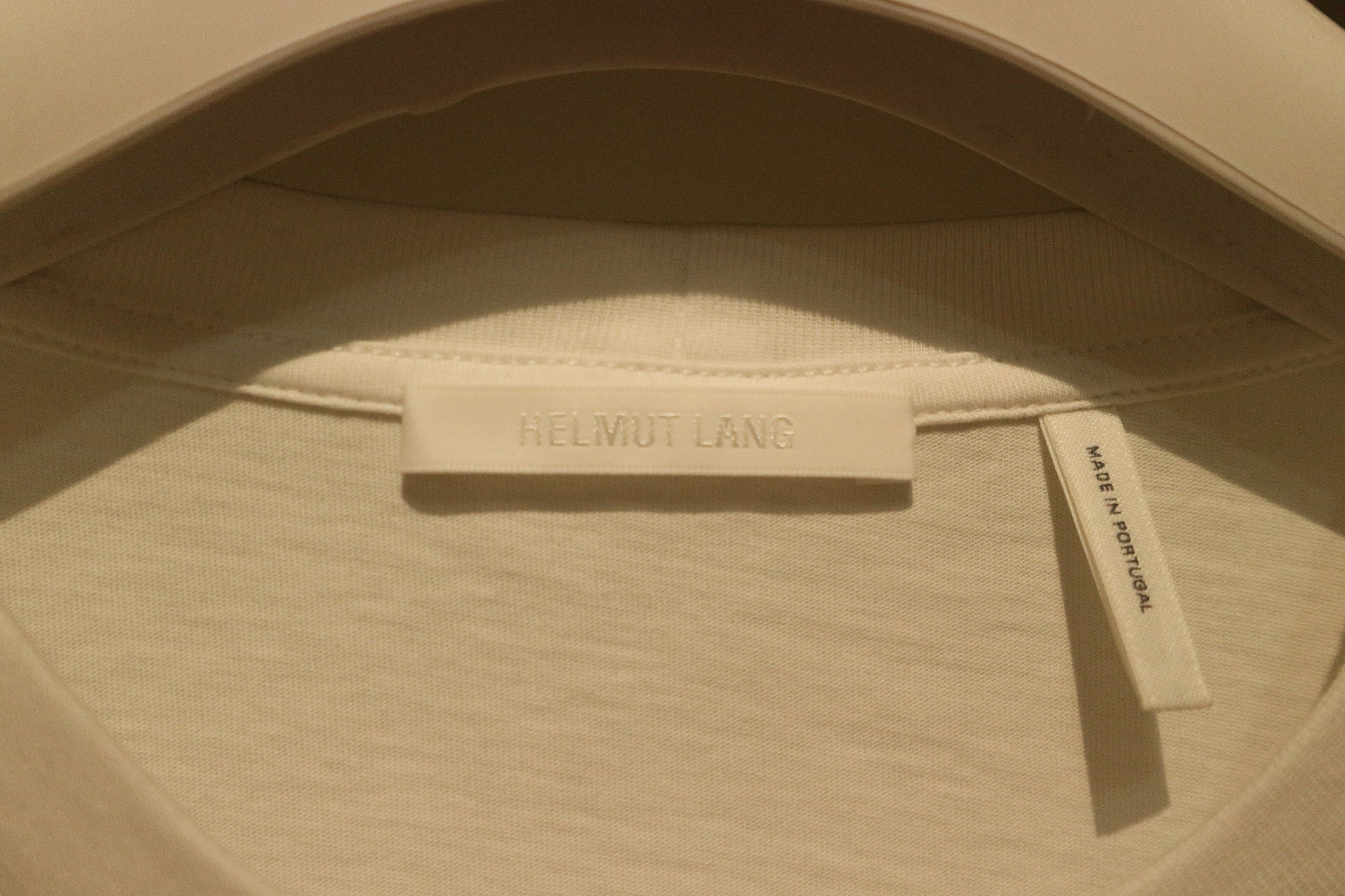 Helmut Lang logo print insert t-shirt Size US M / EU 48-50 / 2 - 4 Thumbnail