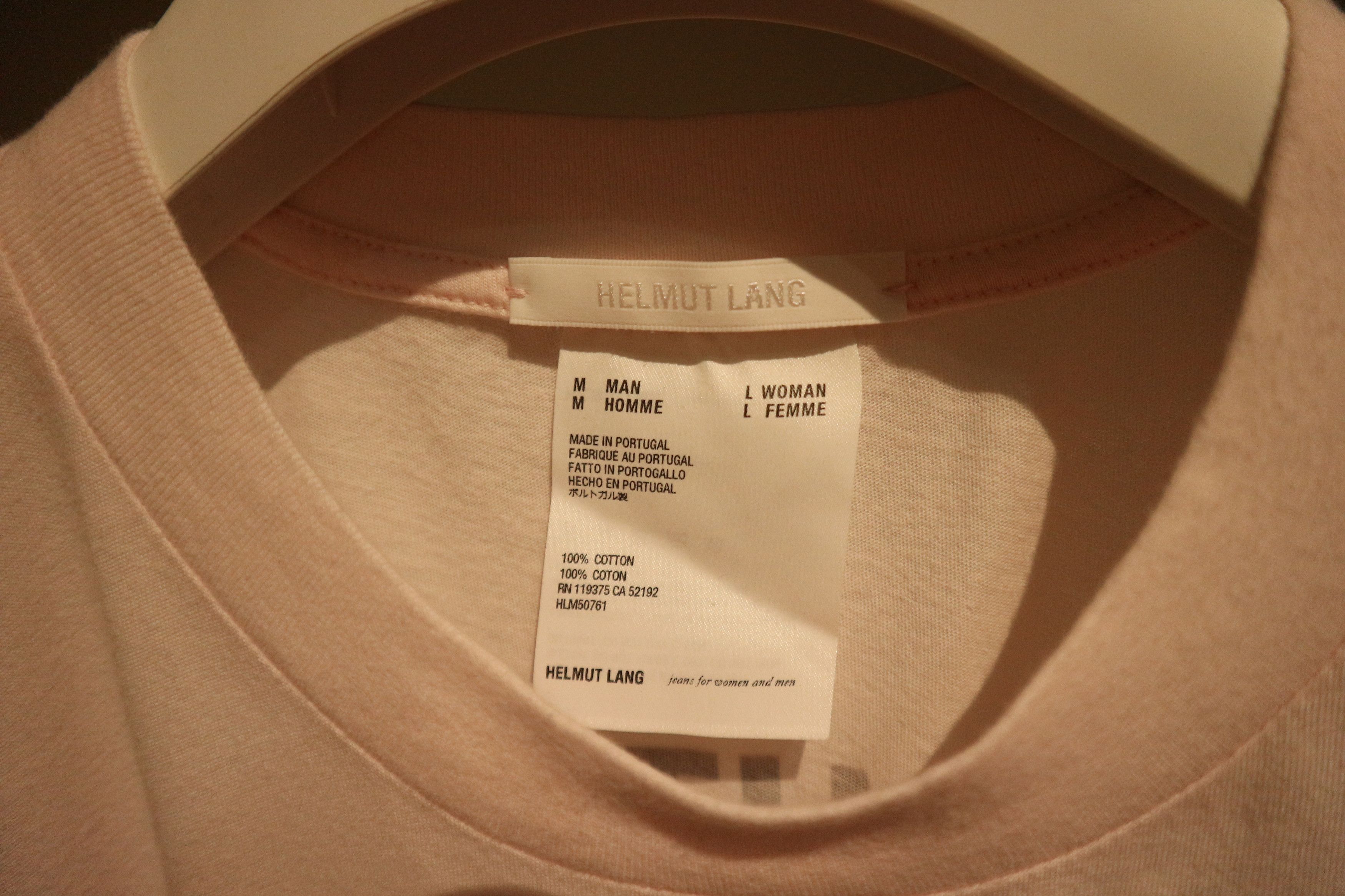 Helmut Lang Logo print t-shirt Size US M / EU 48-50 / 2 - 4 Thumbnail