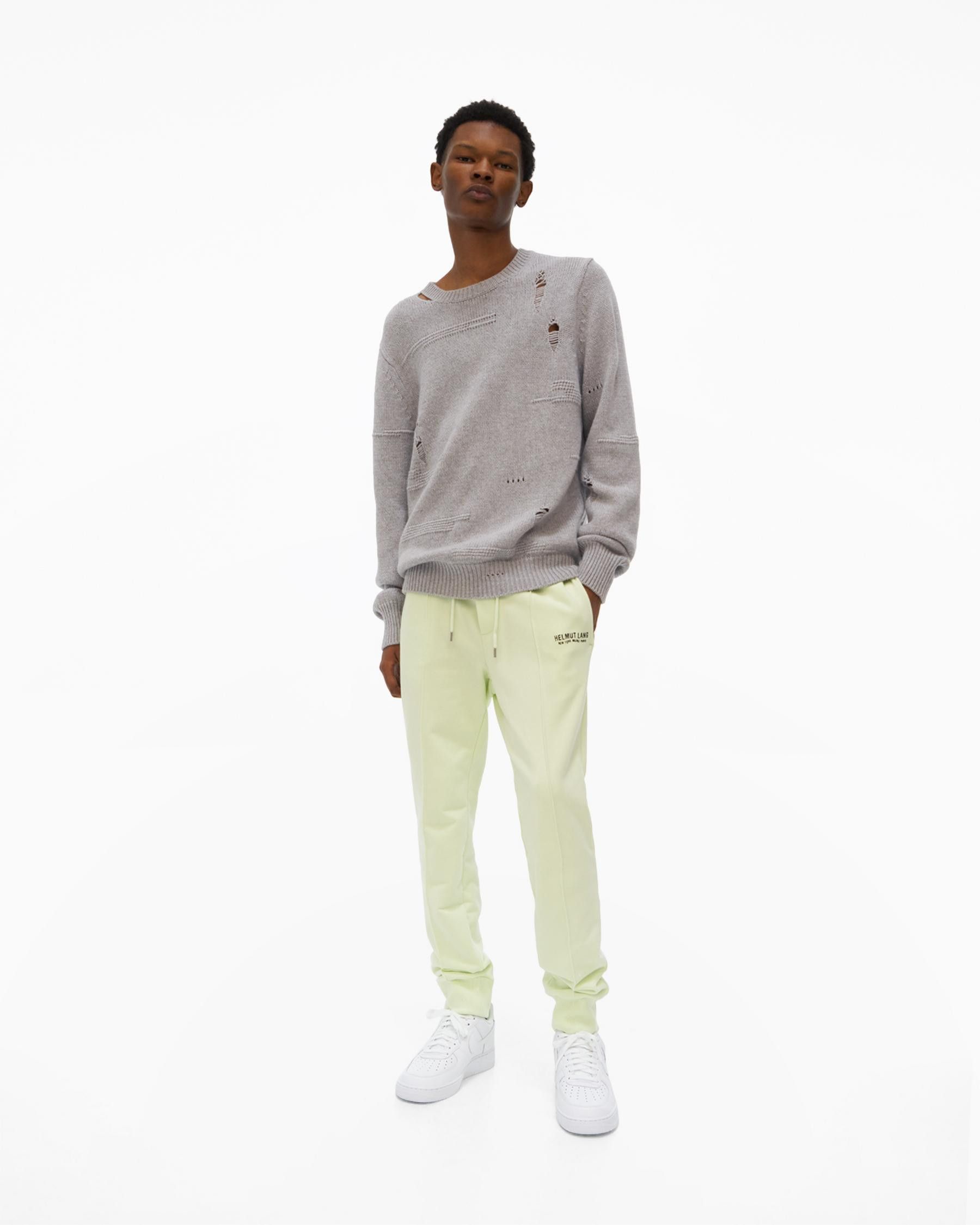 Helmut Lang Logo print slim trackpants Size US 32 / EU 48 - 6 Thumbnail