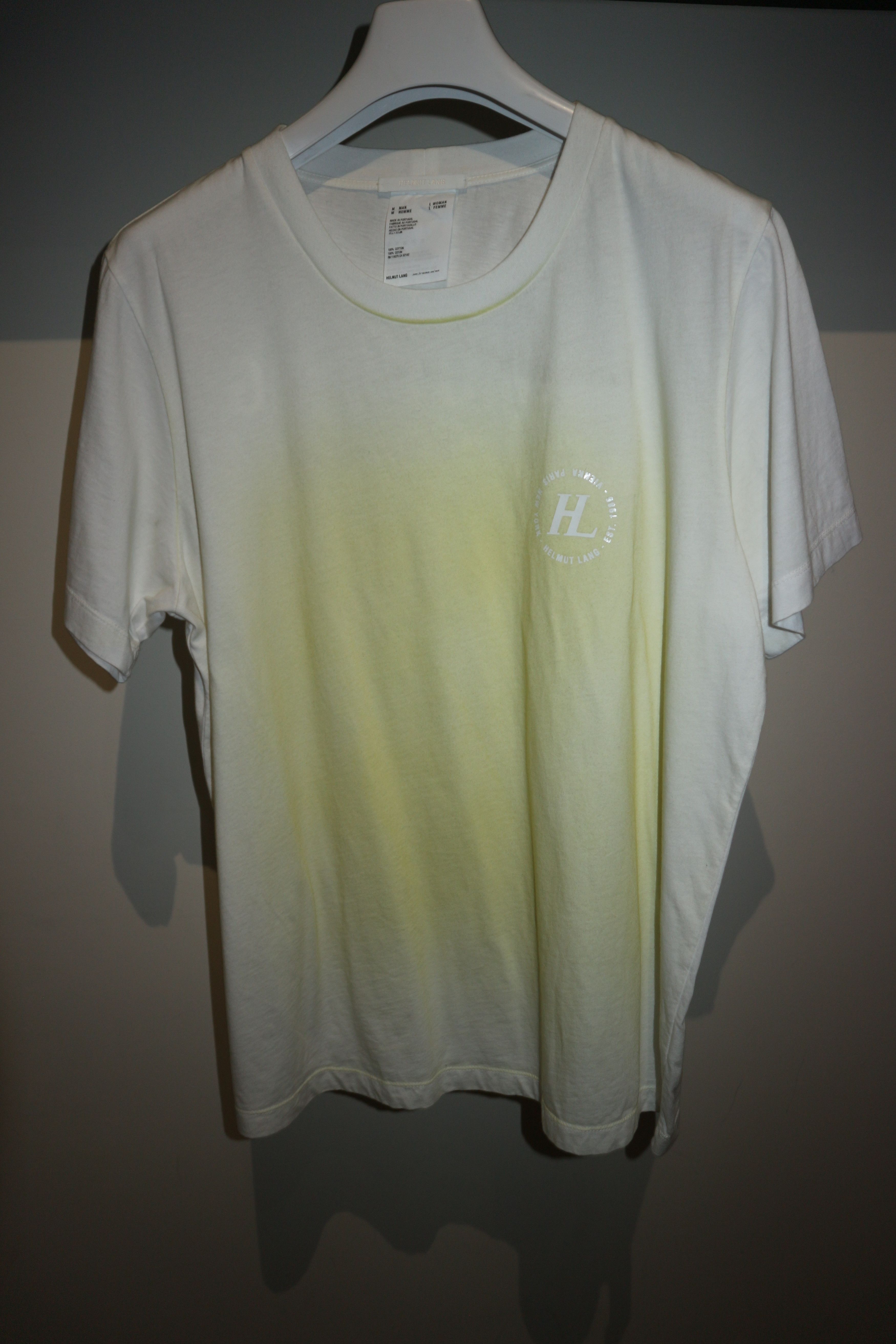 Helmut Lang tie dye effect logo print t-shirt Size US M / EU 48-50 / 2 - 1 Thumbnail