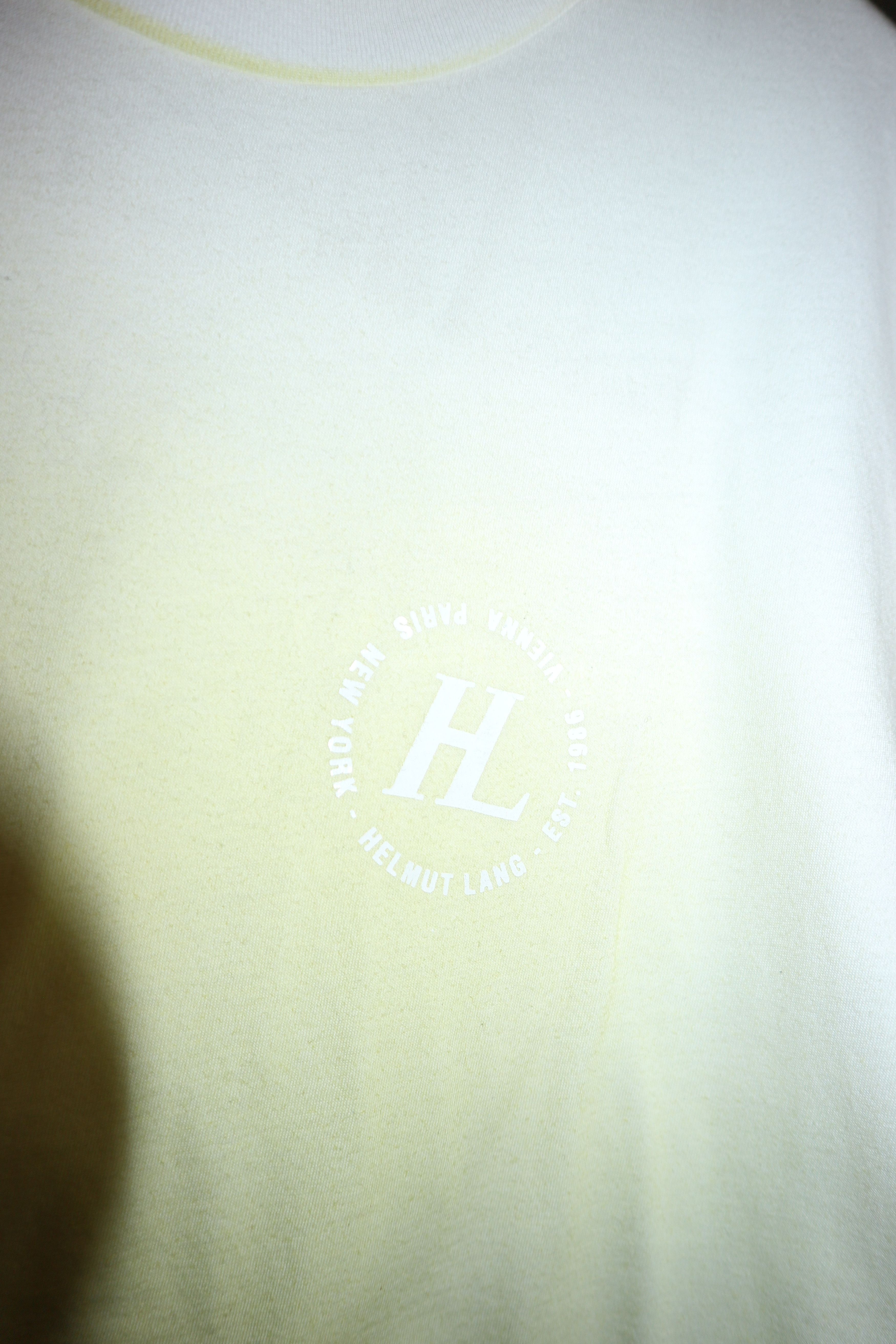 Helmut Lang tie dye effect logo print t-shirt Size US M / EU 48-50 / 2 - 10 Thumbnail