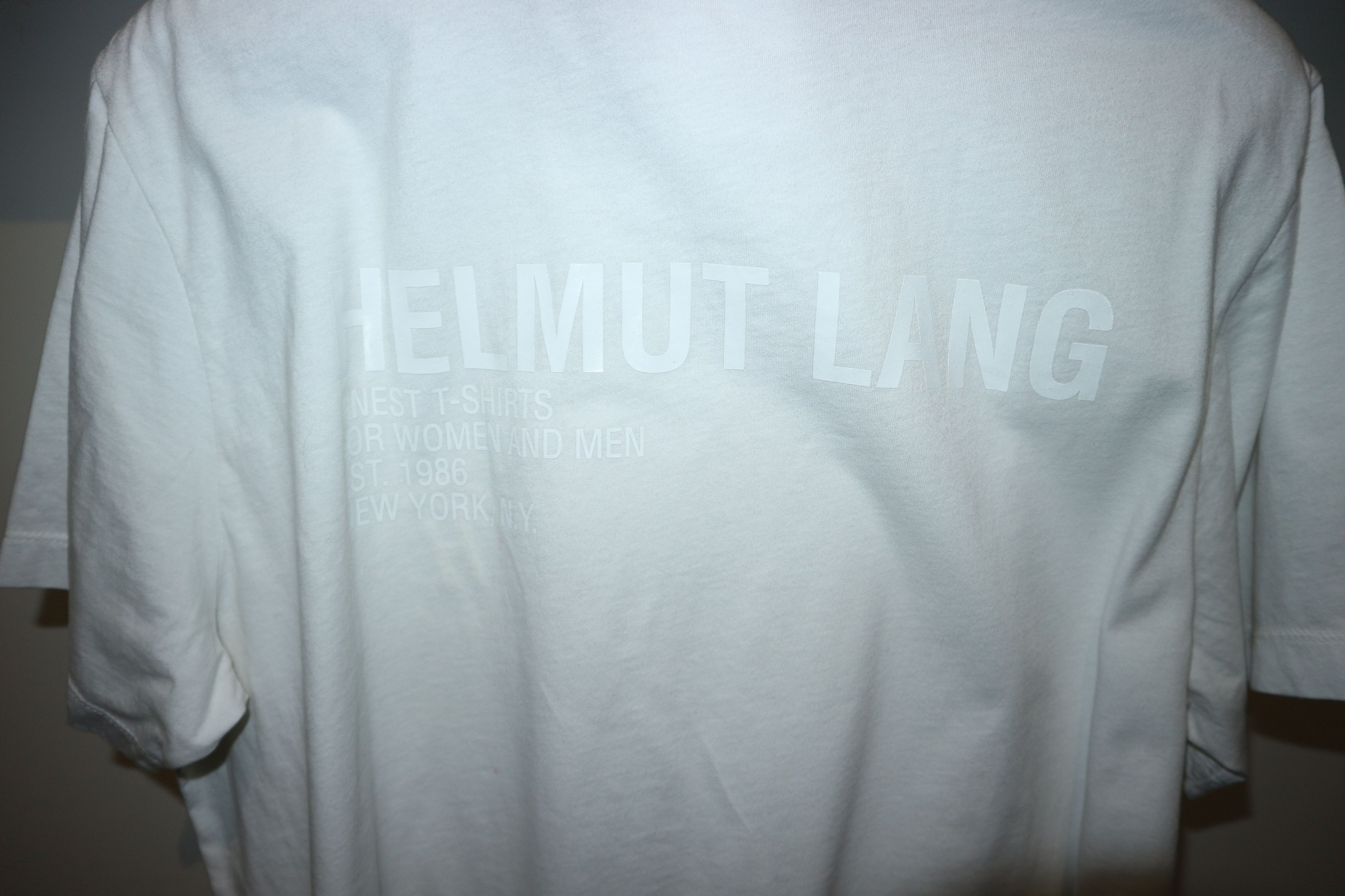Helmut Lang tie dye effect logo print t-shirt Size US M / EU 48-50 / 2 - 8 Thumbnail