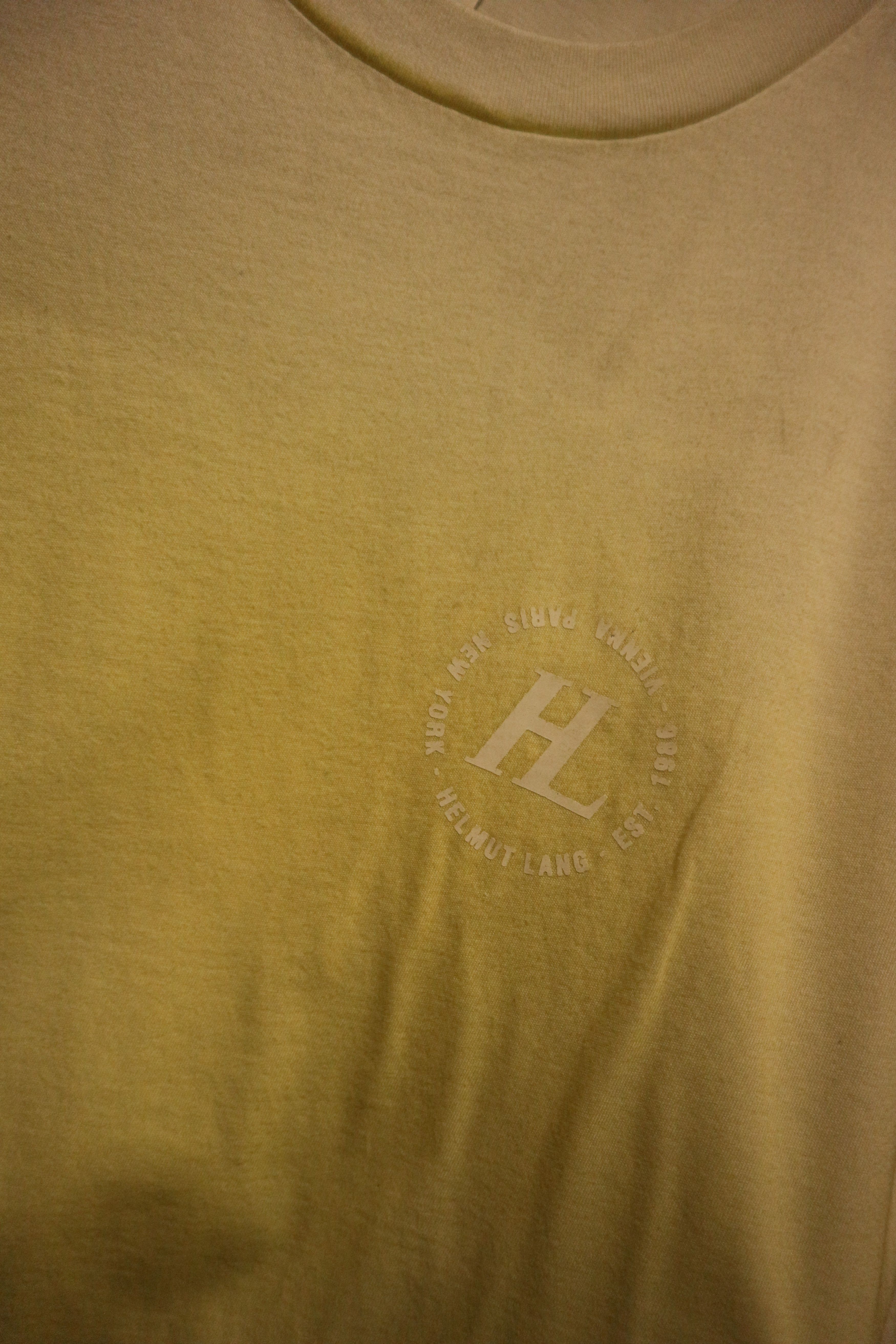 Helmut Lang tie dye effect logo print t-shirt Size US M / EU 48-50 / 2 - 11 Thumbnail