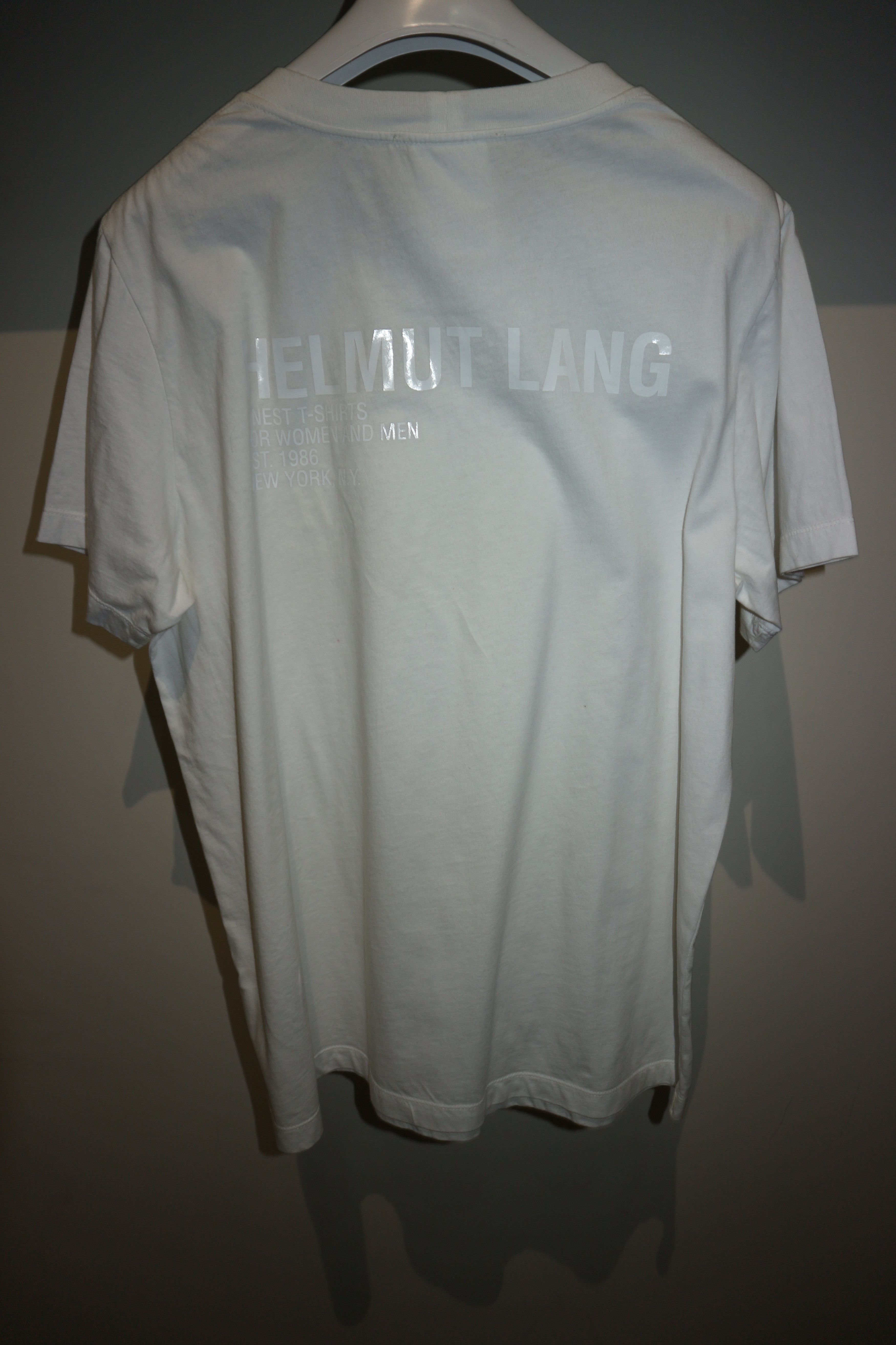 Helmut Lang tie dye effect logo print t-shirt Size US M / EU 48-50 / 2 - 7 Thumbnail