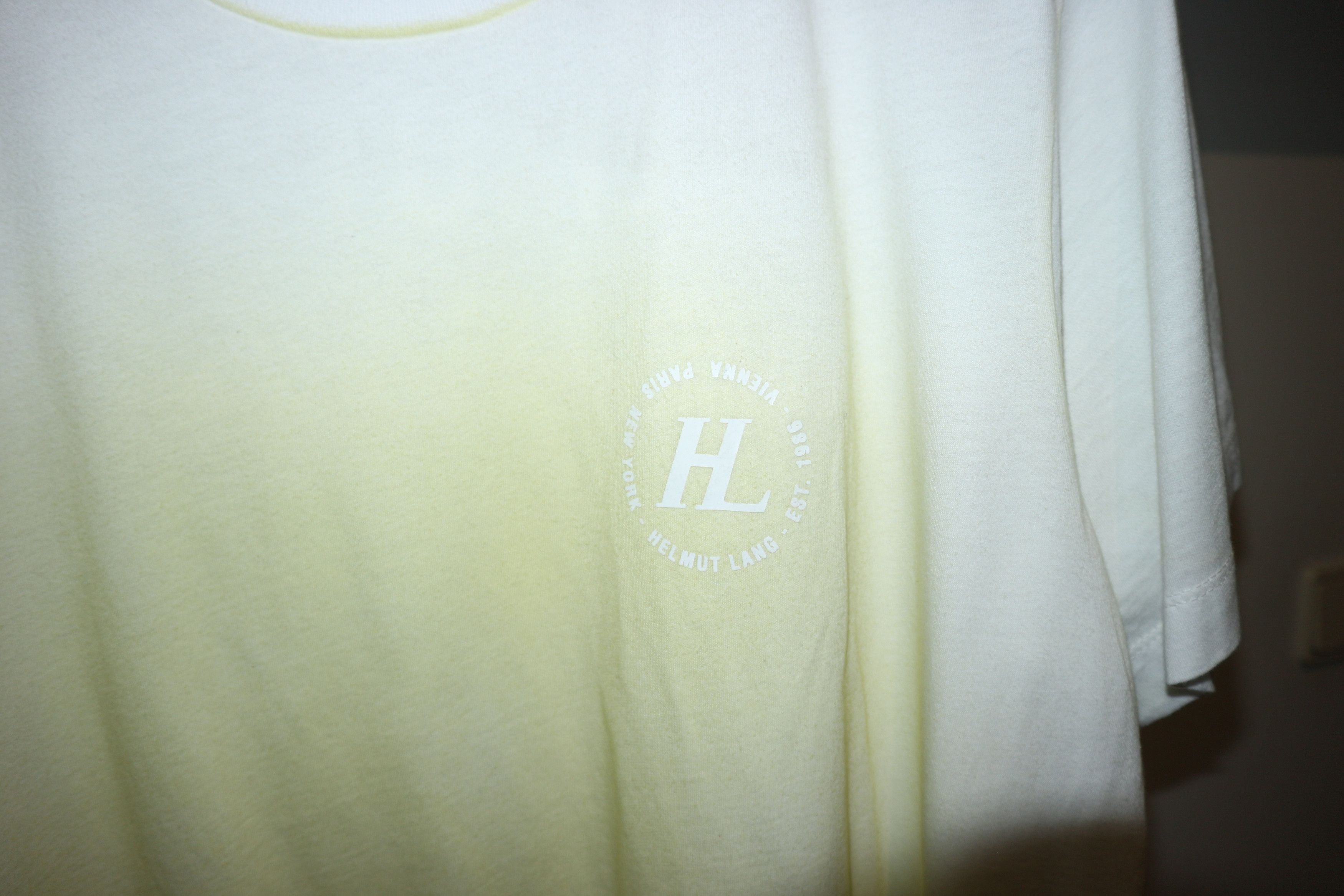 Helmut Lang tie dye effect logo print t-shirt Size US M / EU 48-50 / 2 - 2 Thumbnail