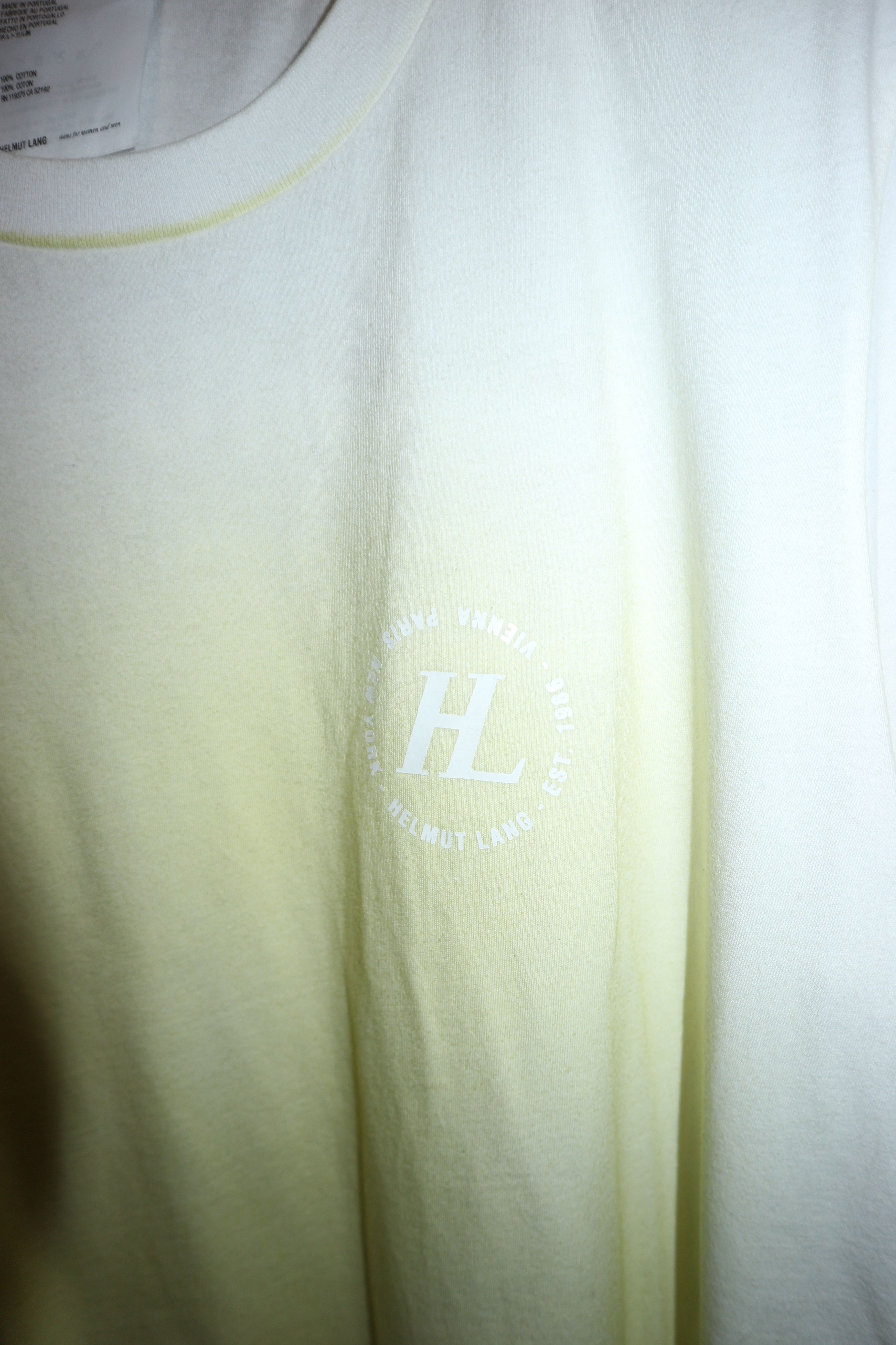 Helmut Lang tie dye effect logo print t-shirt Size US M / EU 48-50 / 2 - 3 Thumbnail