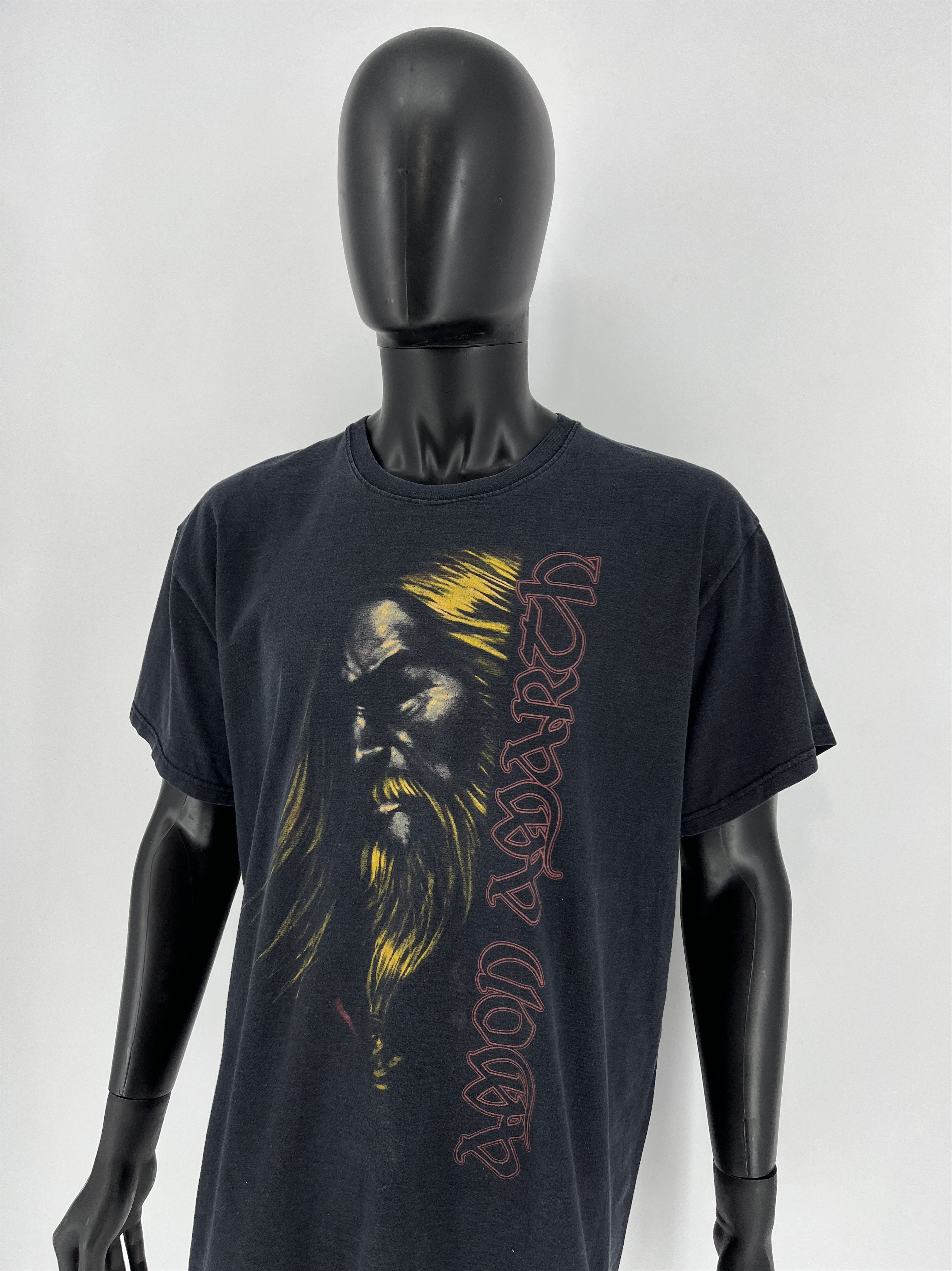 Band Tees Vintage Amon Amarth Tee Thrashed Washed Distressed 90s Size US XL / EU 56 / 4 - 4 Thumbnail