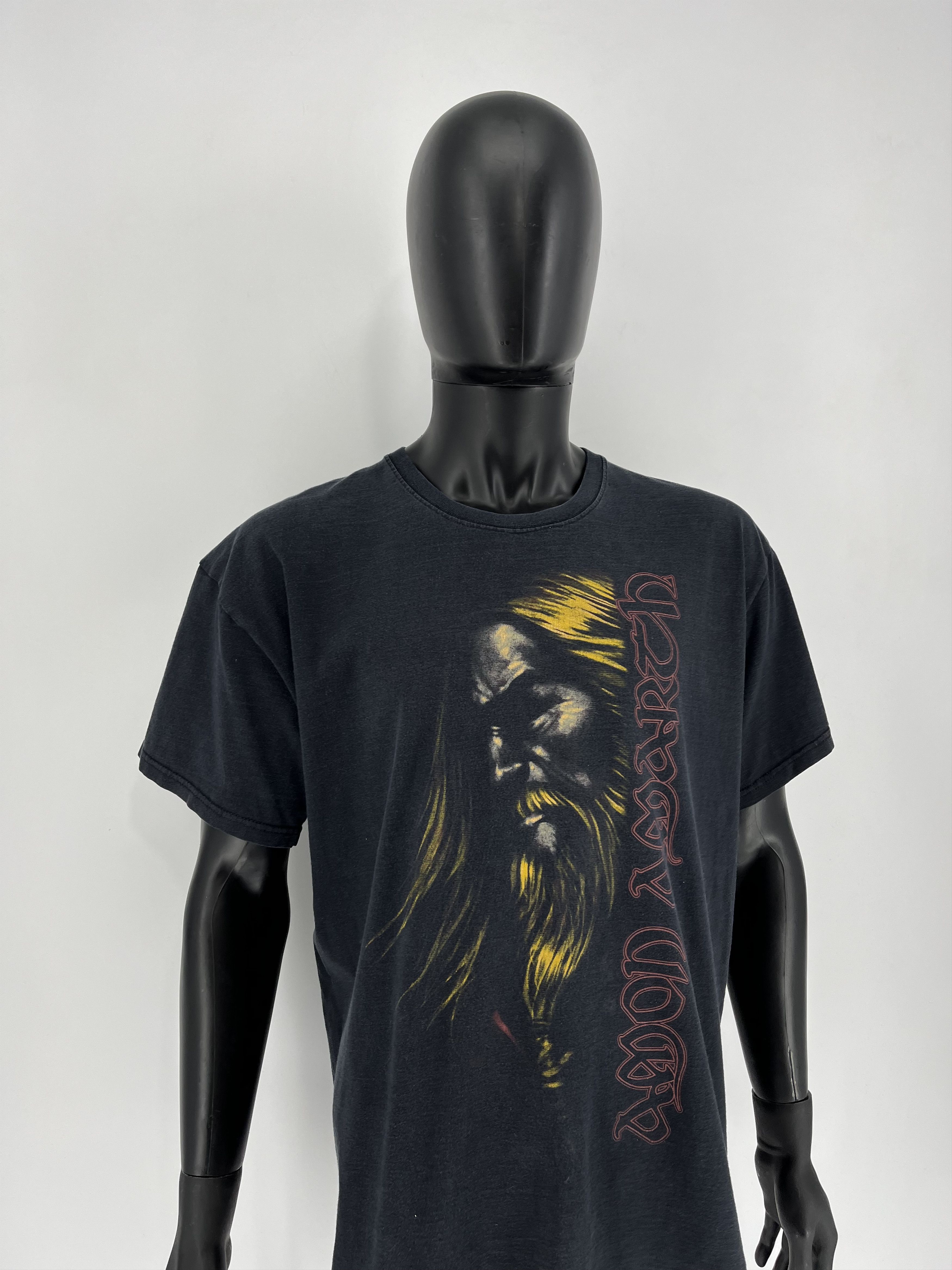 Band Tees Vintage Amon Amarth Tee Thrashed Washed Distressed 90s Size US XL / EU 56 / 4 - 3 Thumbnail