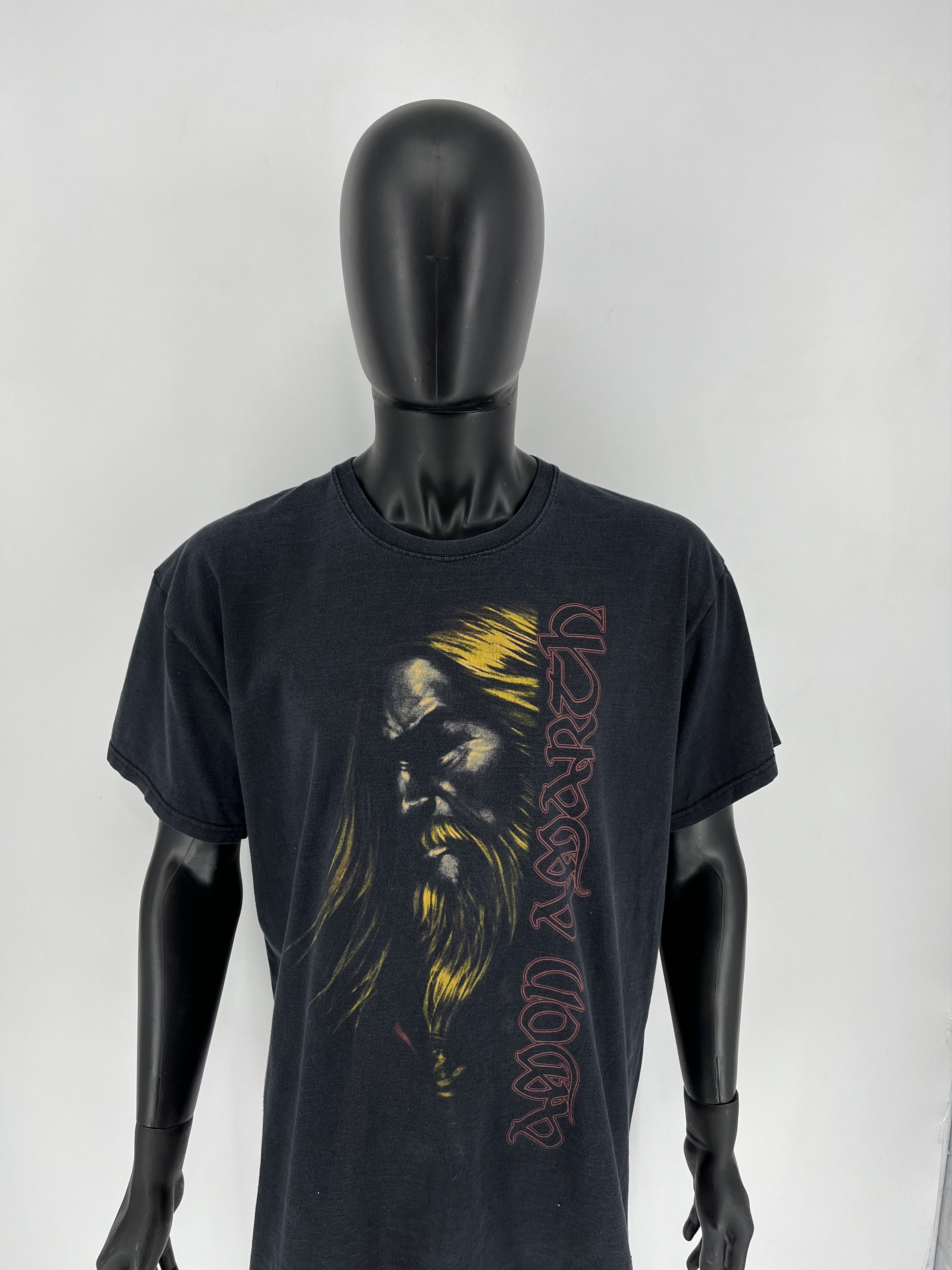 Band Tees Vintage Amon Amarth Tee Thrashed Washed Distressed 90s Size US XL / EU 56 / 4 - 5 Thumbnail