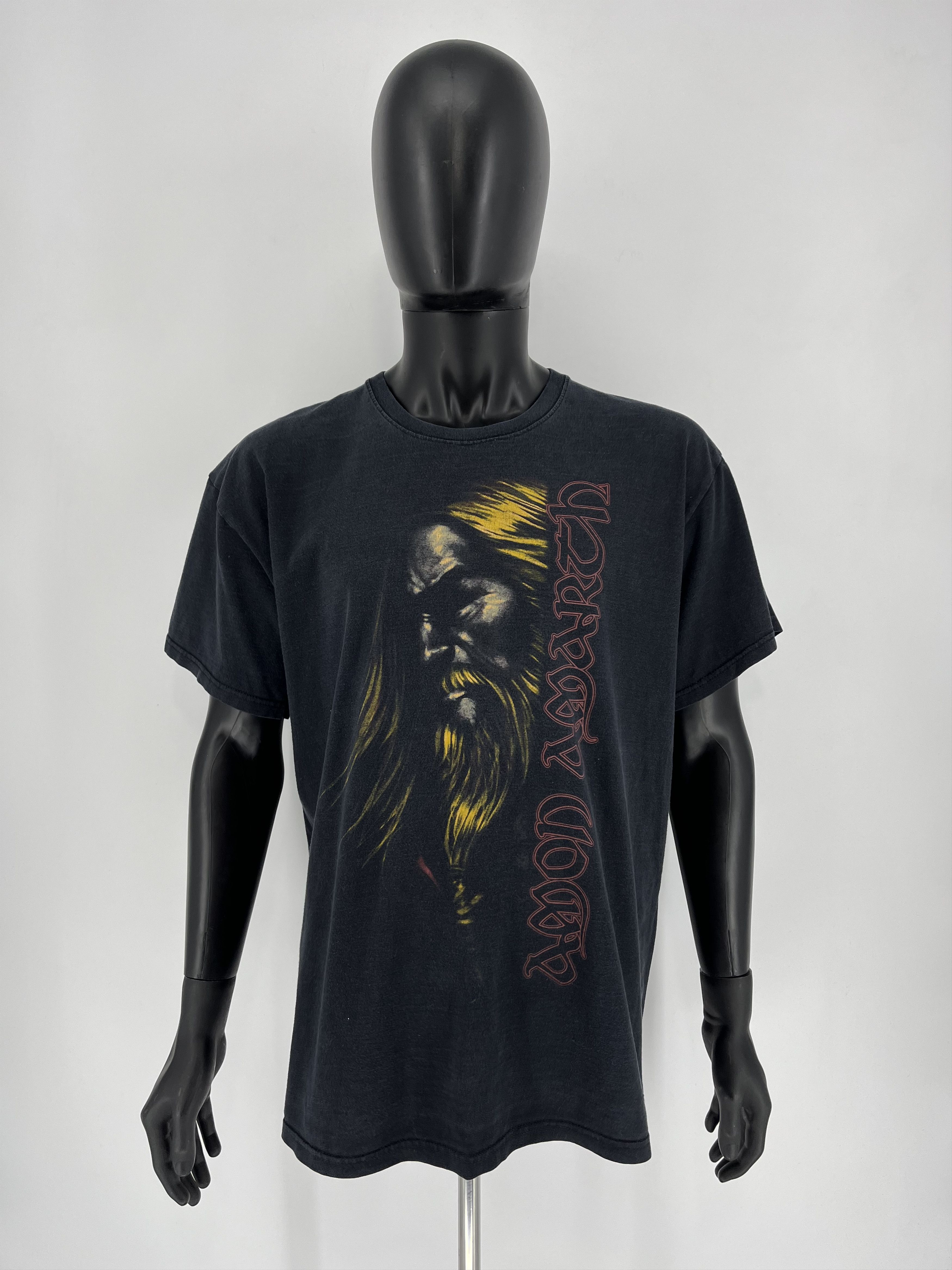 Band Tees Vintage Amon Amarth Tee Thrashed Washed Distressed 90s Size US XL / EU 56 / 4 - 2 Thumbnail