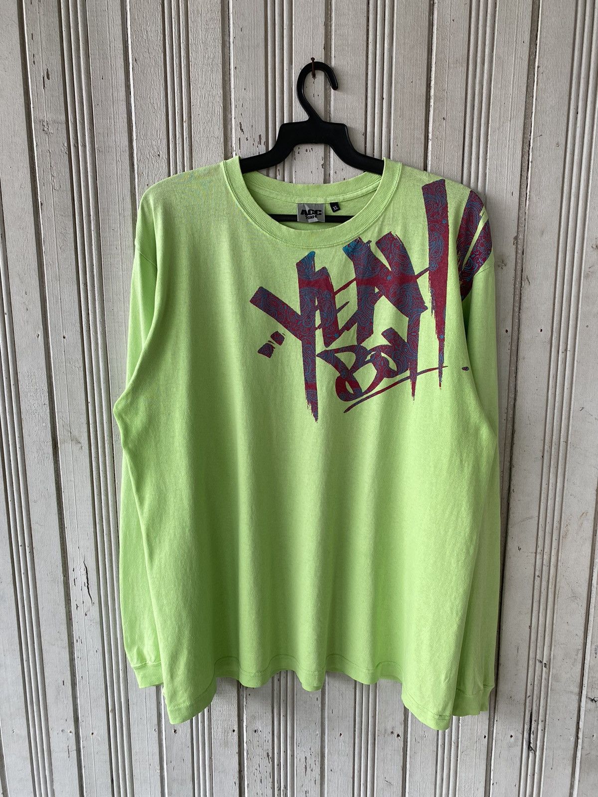 image of Vintage Acc Tomi-E Sexy Is A Weapon Long Sleeve in Green, Men's (Size XL)