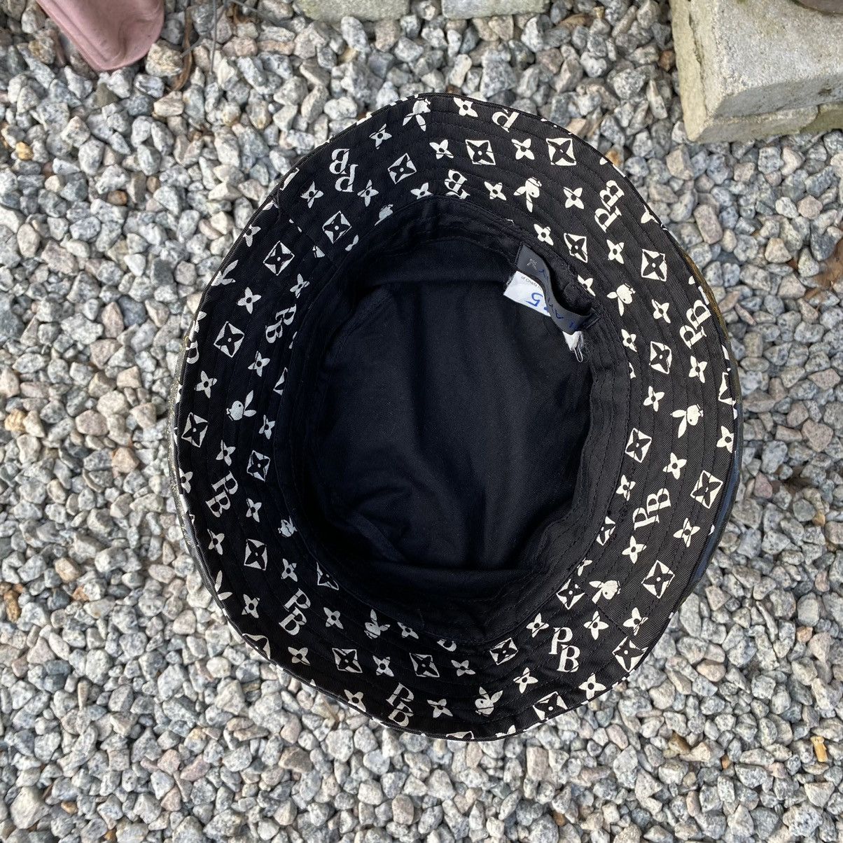 Playboy Vintage Y2k Playboy Monogram Bucket Hat Size ONE SIZE - 6 Thumbnail