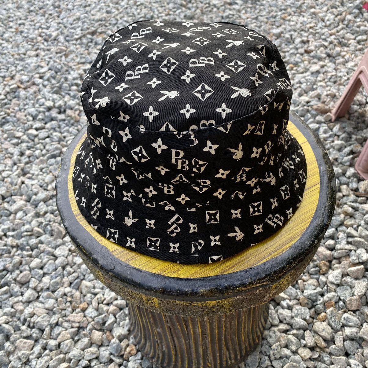 Playboy Vintage Y2k Playboy Monogram Bucket Hat Size ONE SIZE - 4 Thumbnail