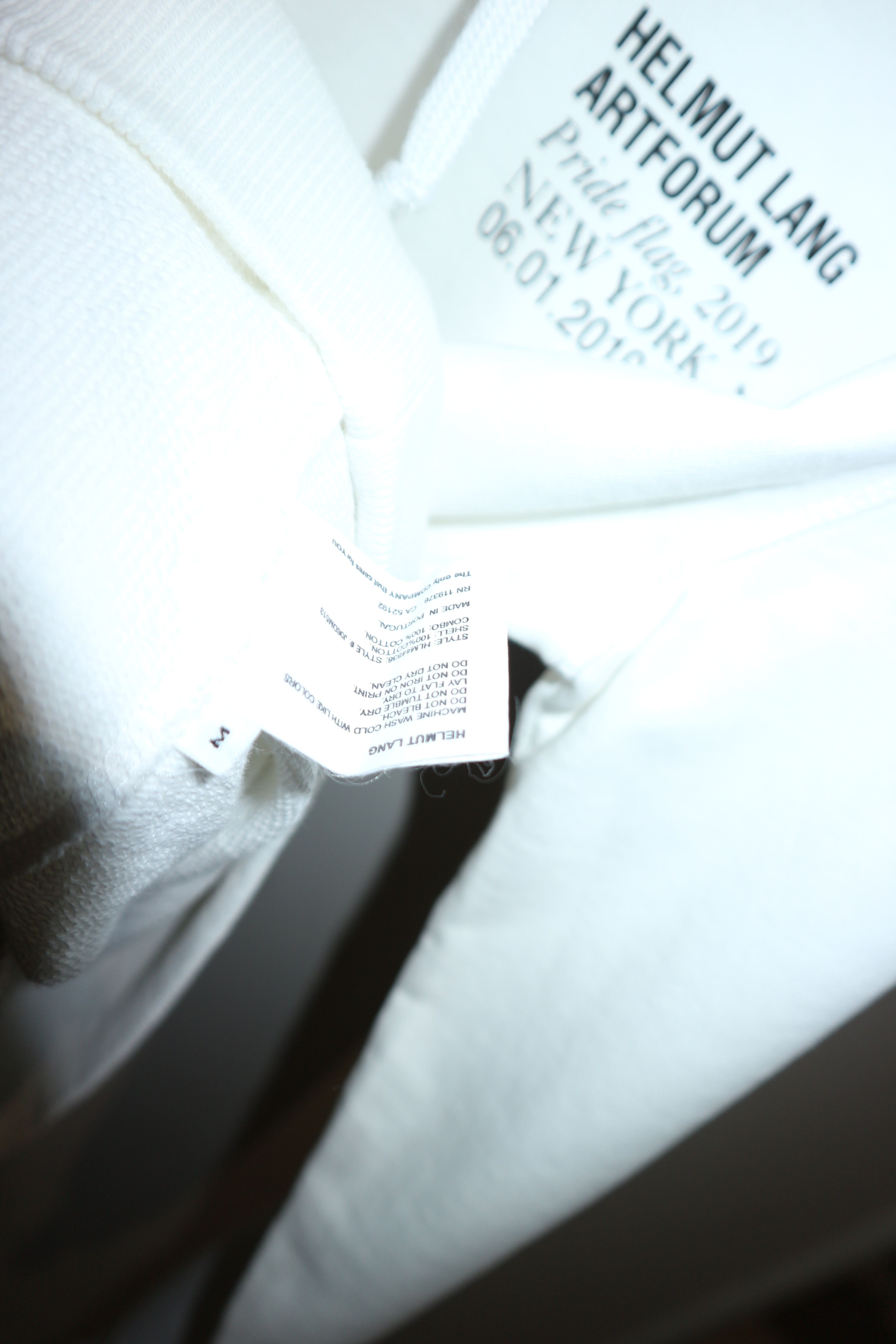 Helmut Lang Pride 2019 print hoodie Size US M / EU 48-50 / 2 - 12 Thumbnail