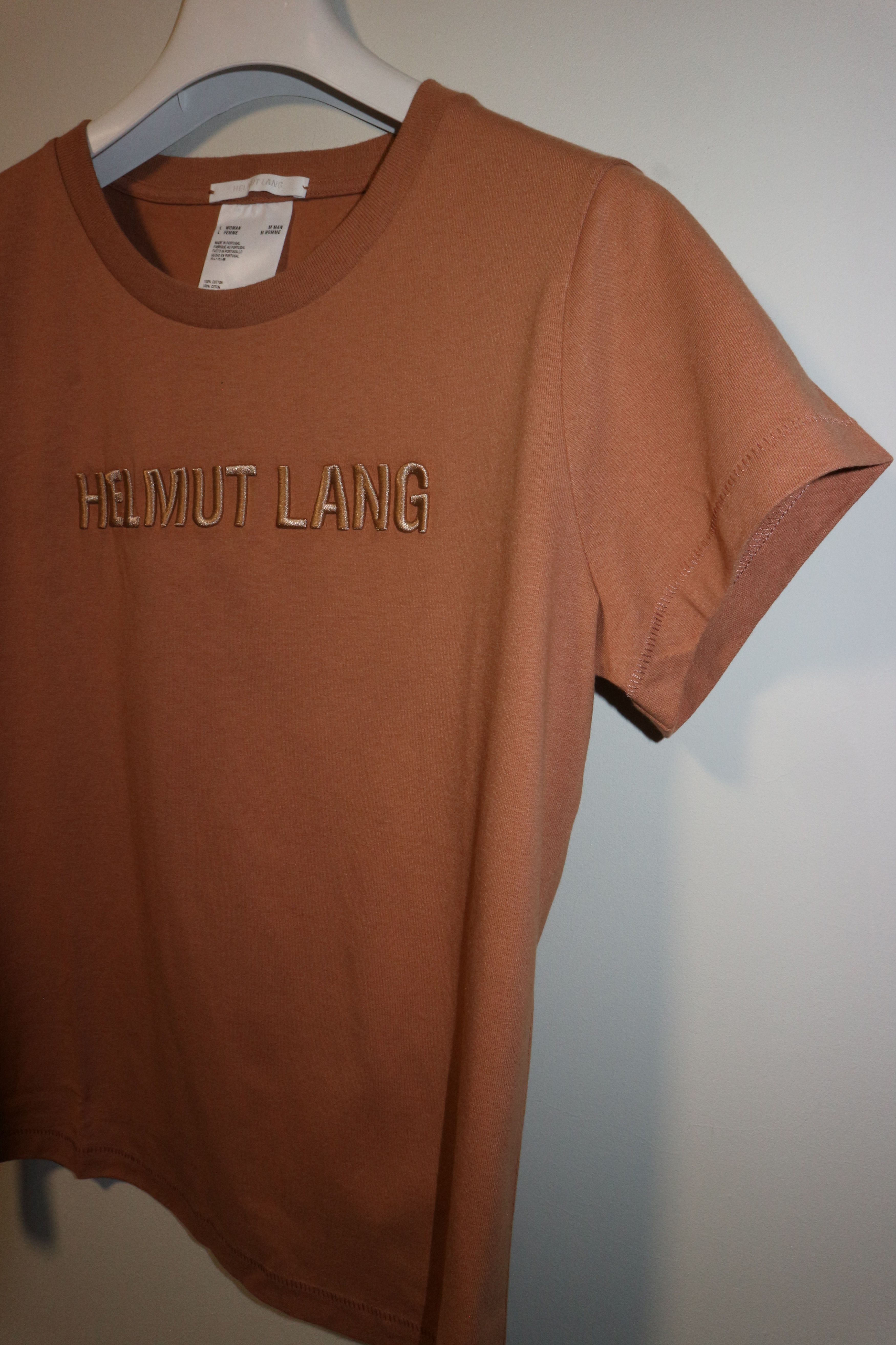 Helmut Lang Embroidered logo t-shirt Size L / US 10 / IT 46 - 5 Thumbnail
