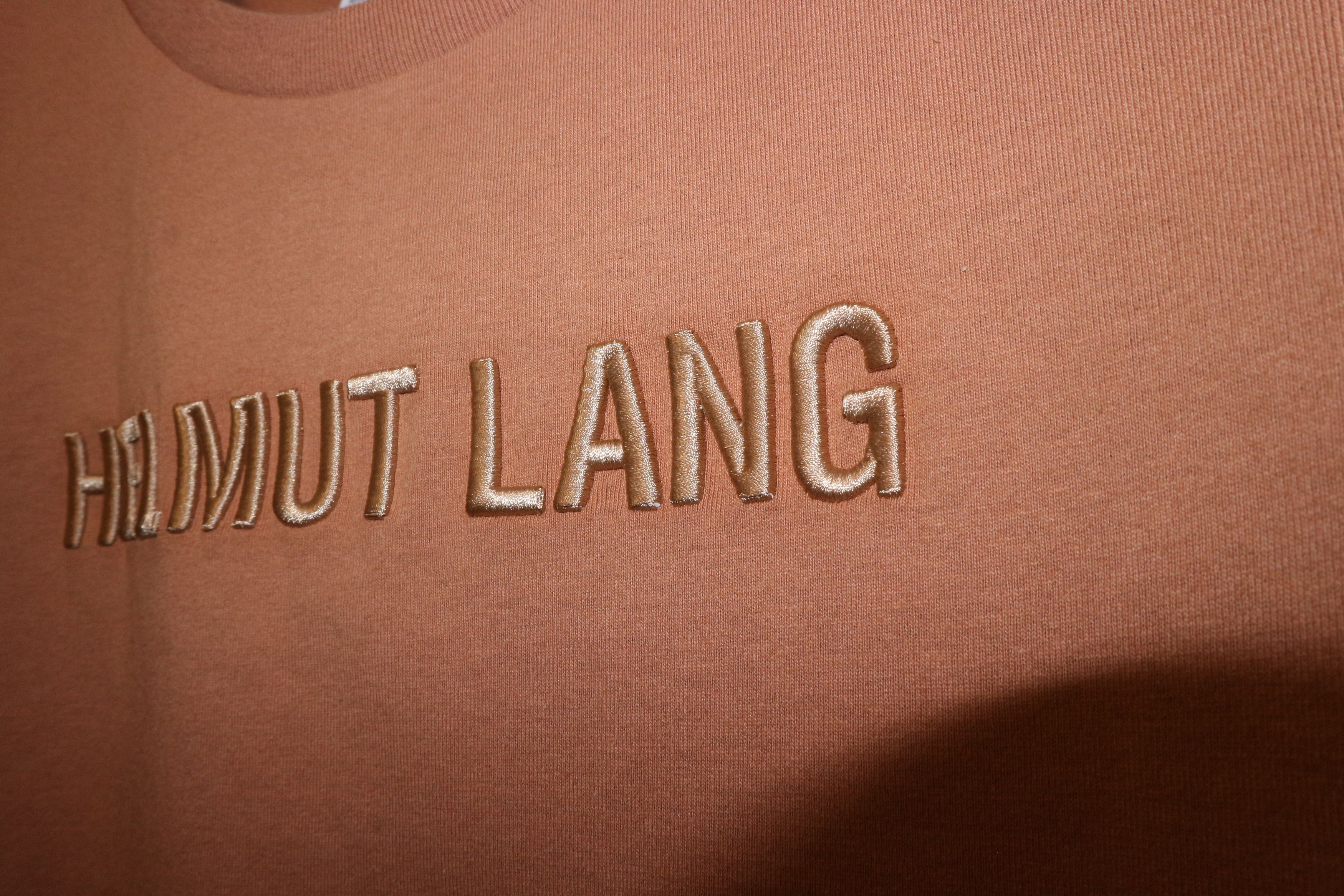 Helmut Lang Embroidered logo t-shirt Size L / US 10 / IT 46 - 6 Thumbnail