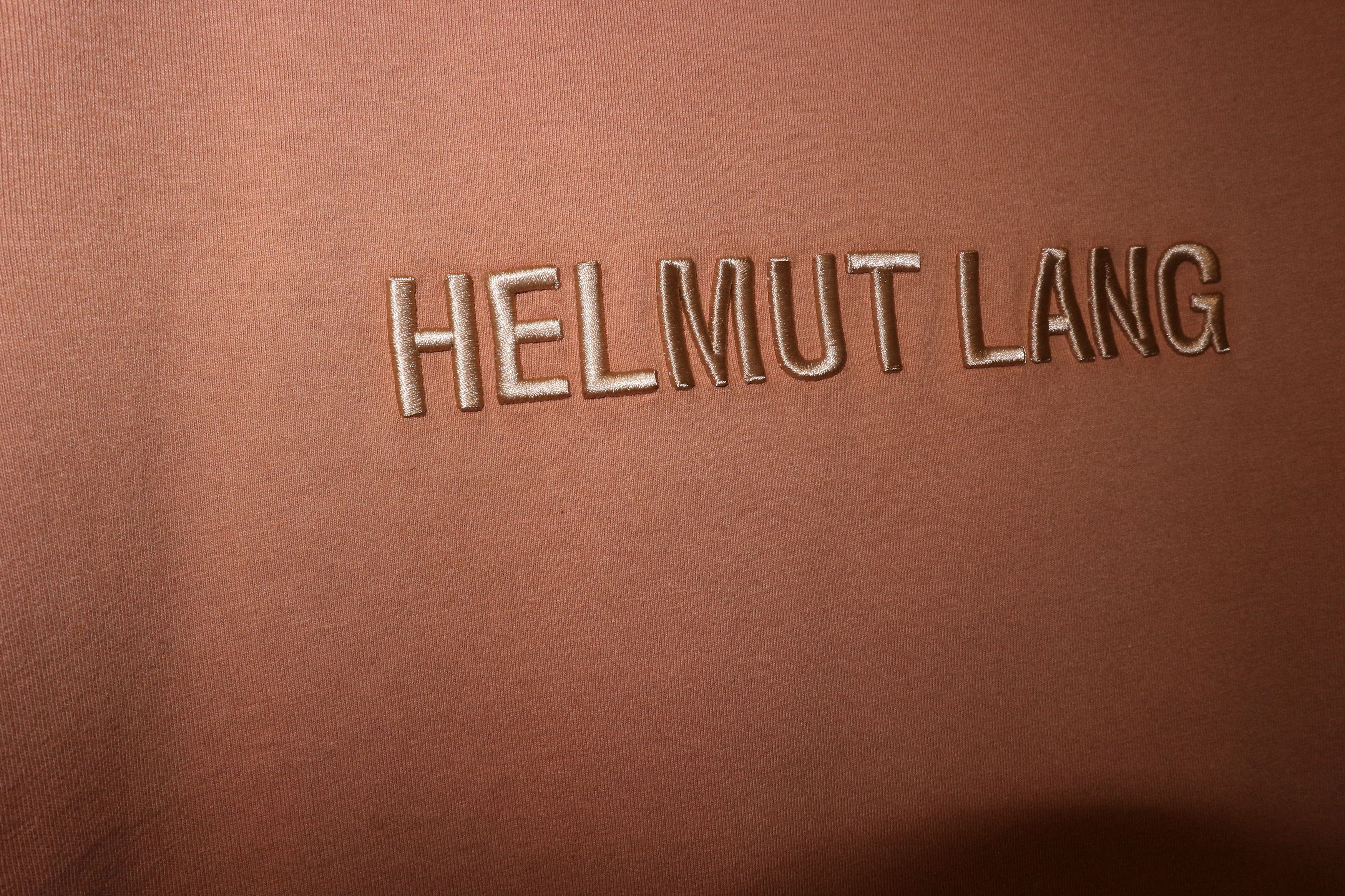 Helmut Lang Embroidered logo t-shirt Size L / US 10 / IT 46 - 2 Thumbnail