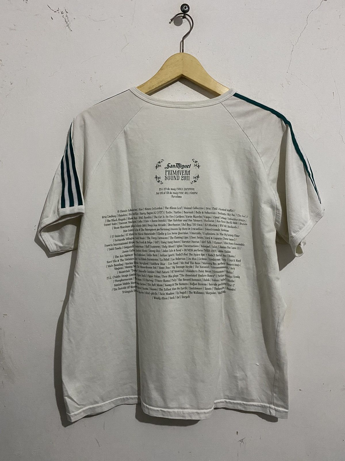 Adidas 💸BINDINGOFFER💸Adidas SanMiguel Primavera Sound 2011 Shirt Size US M / EU 48-50 / 2 - 3 Thumbnail