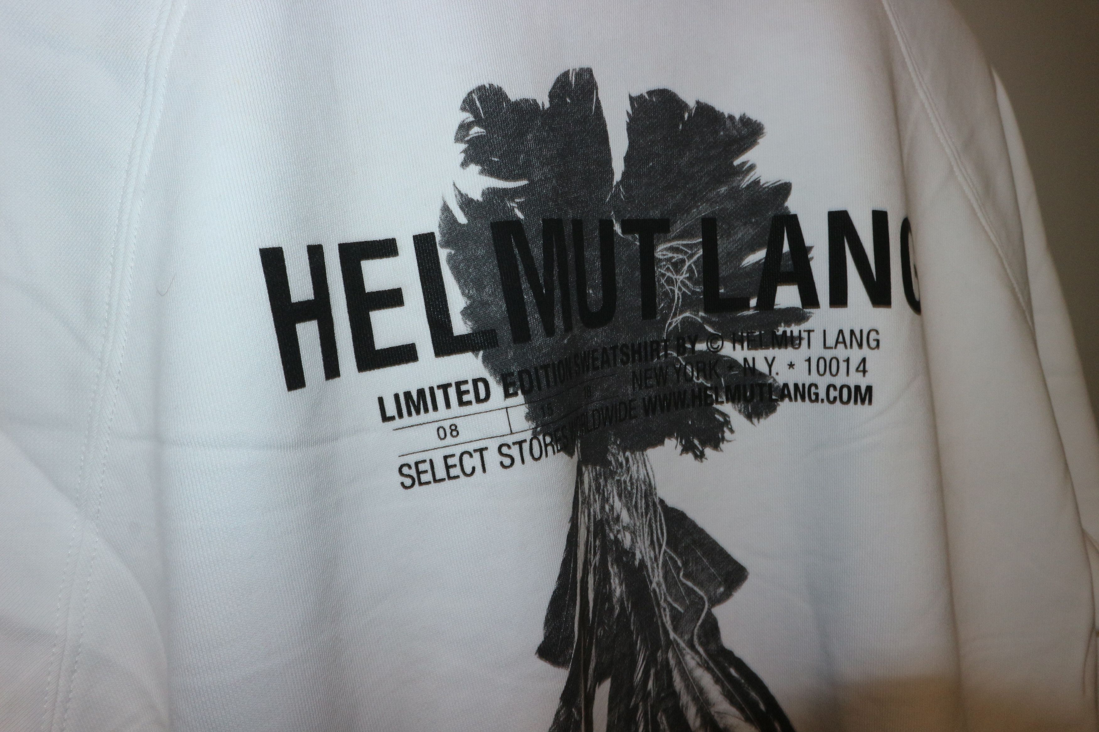 Helmut Lang Logo print sweatshirt Size US XS / EU 42 / 0 - 10 Thumbnail