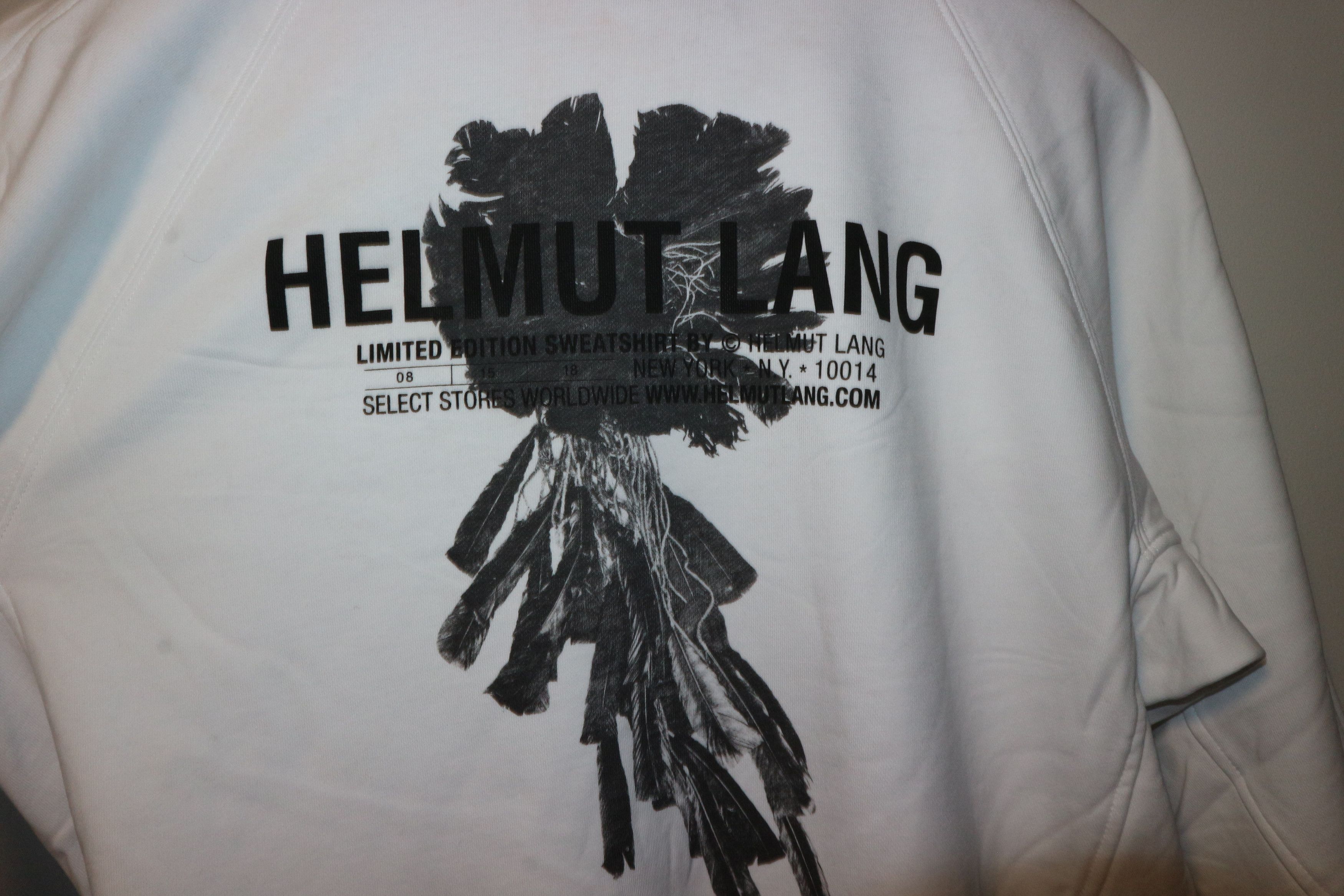 Helmut Lang Logo print sweatshirt Size US XS / EU 42 / 0 - 13 Thumbnail