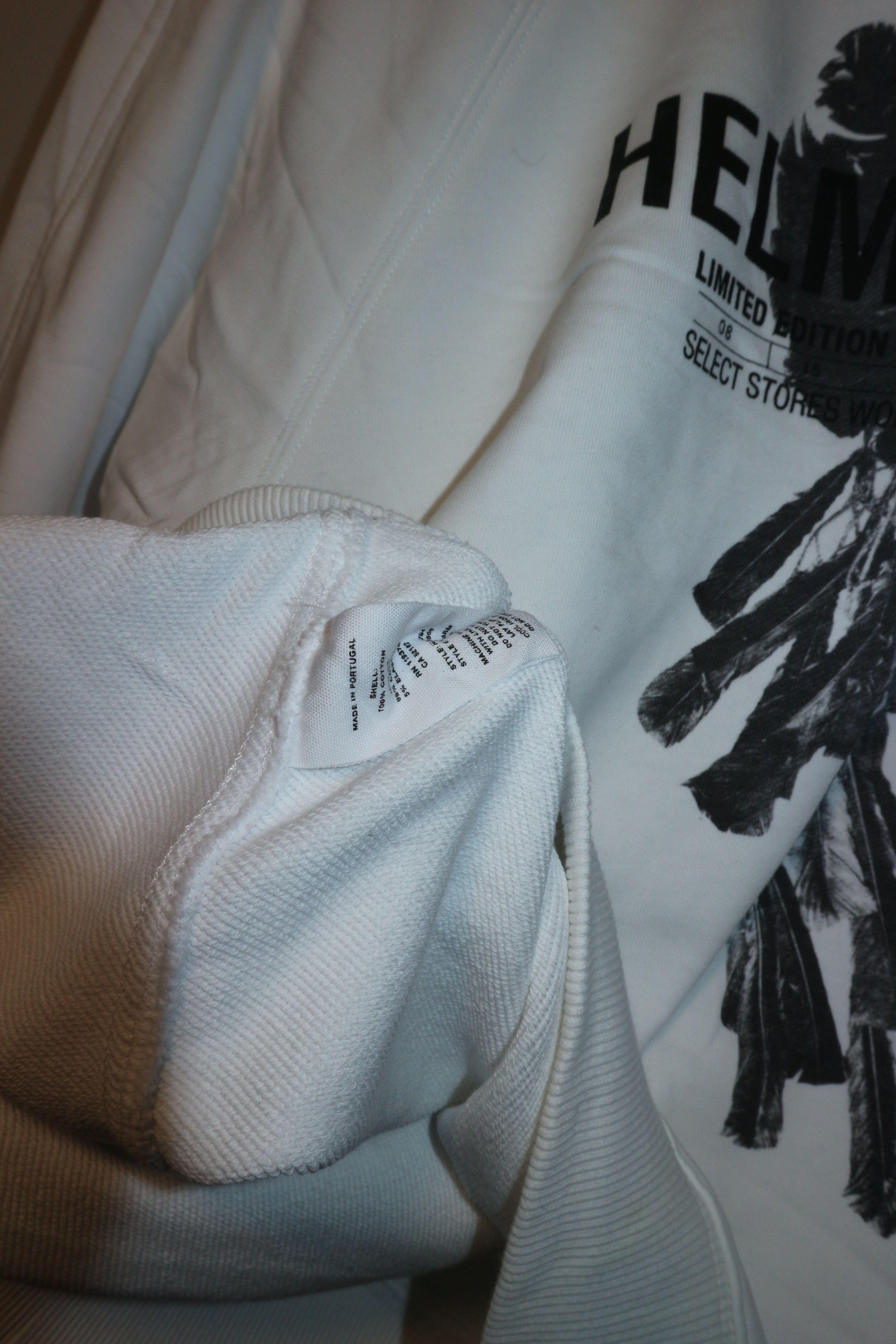 Helmut Lang Logo print sweatshirt Size US XS / EU 42 / 0 - 12 Thumbnail