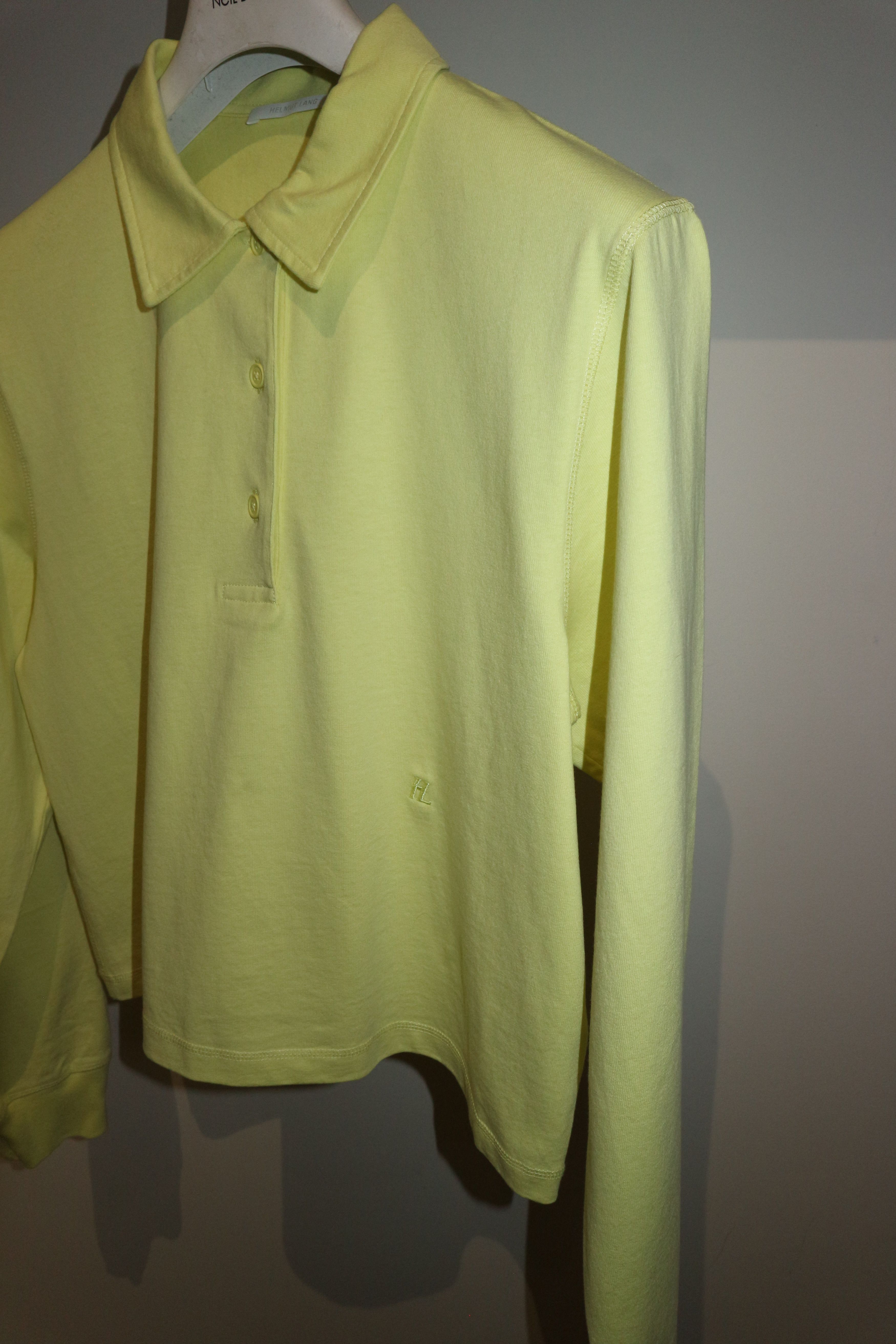 Helmut Lang Women's long sleeve polo Size US M / EU 48-50 / 2 - 2 Thumbnail