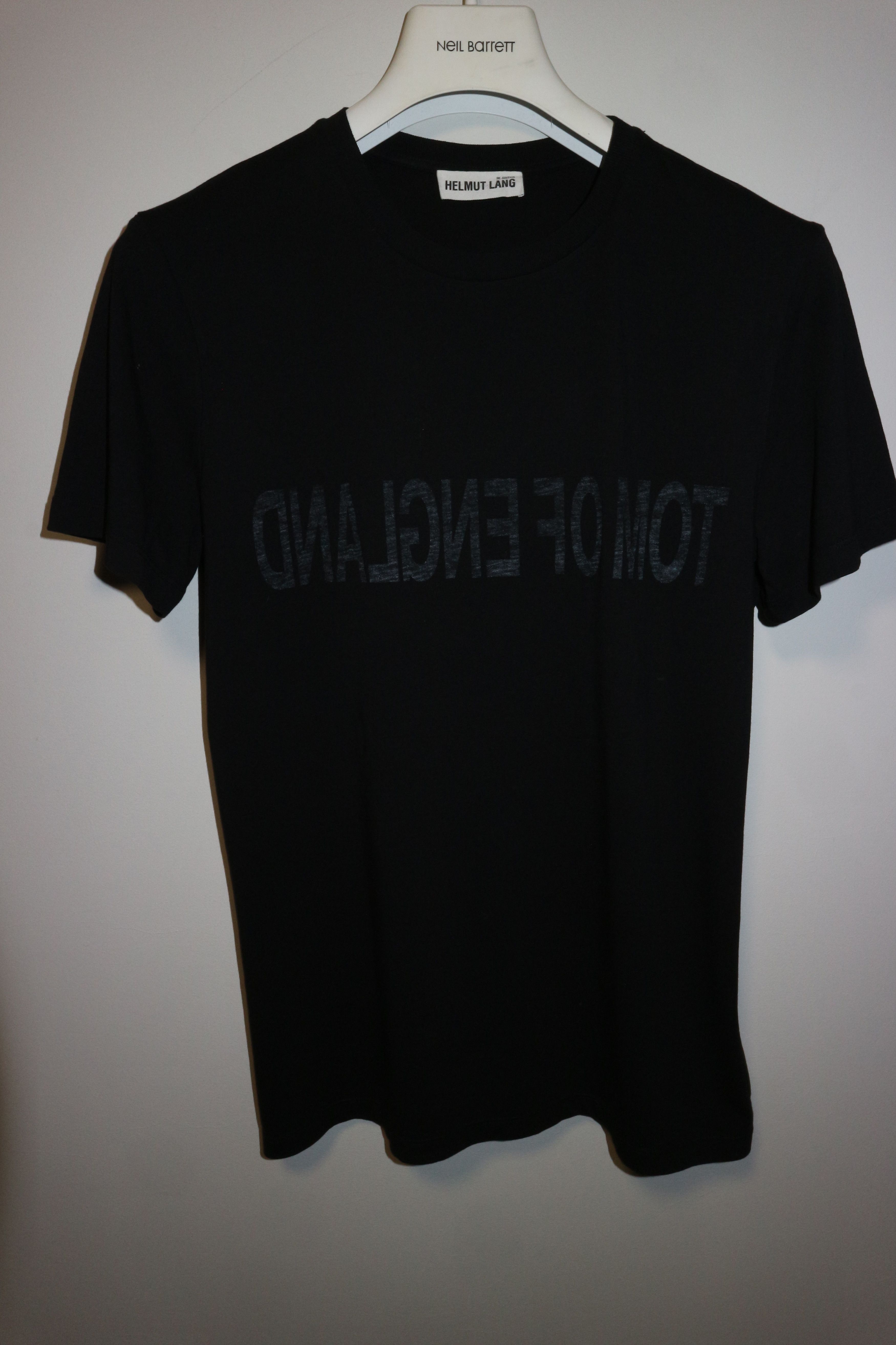 Helmut Lang Tom of england print t-shirt | Grailed