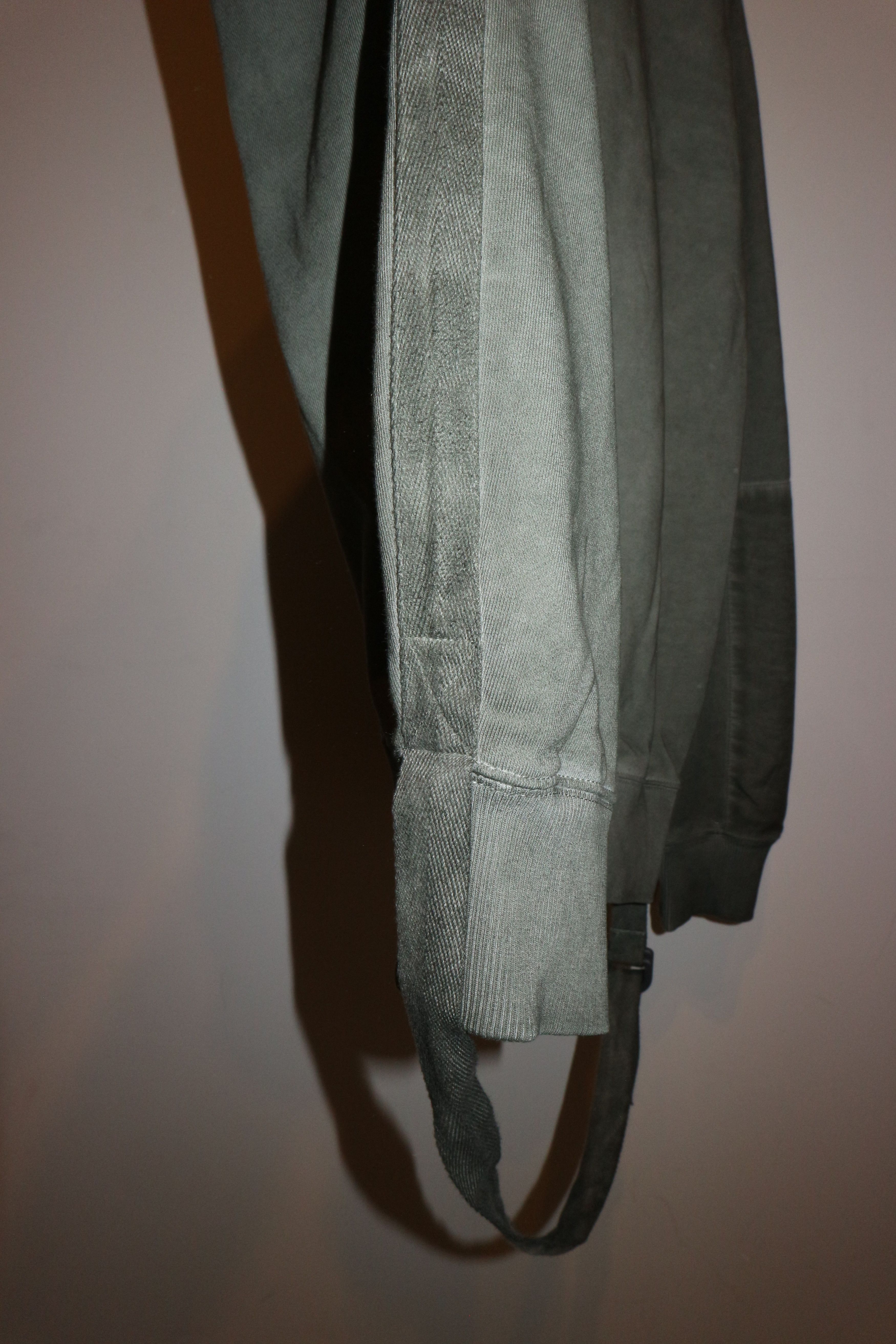 Helmut Lang Khaki military sweatshirt Size US M / EU 48-50 / 2 - 17 Thumbnail