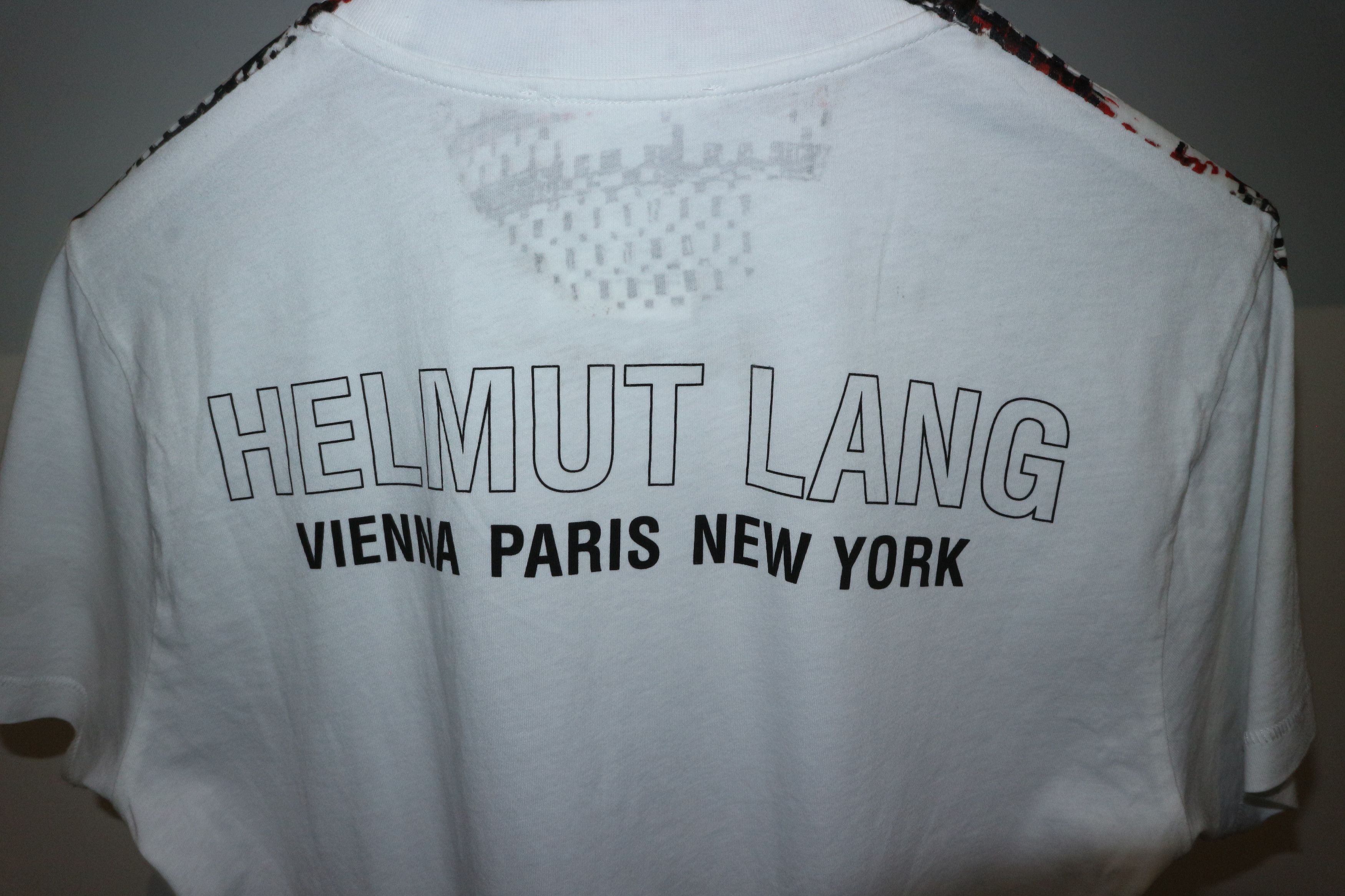 Helmut Lang Logo print tshirt Size US XS / EU 42 / 0 - 6 Thumbnail