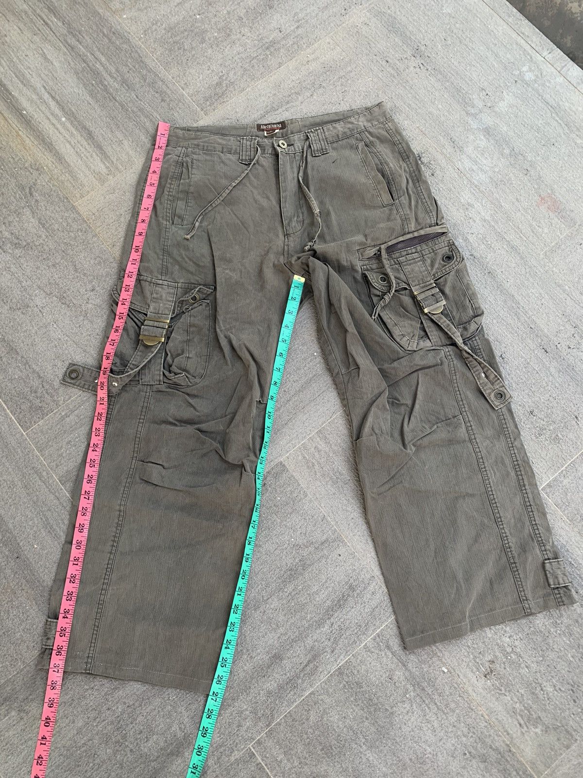 Japanese Brand Abecolumbia Baggy Cargo Pants Size US 34 / EU 50 - 8 Thumbnail