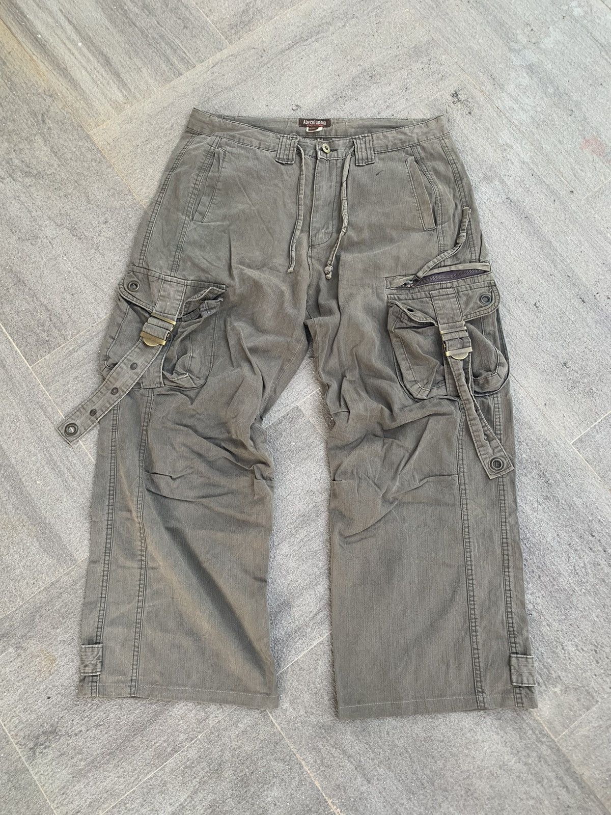 Japanese Brand Abecolumbia Baggy Cargo Pants Size US 34 / EU 50 - 5 Thumbnail