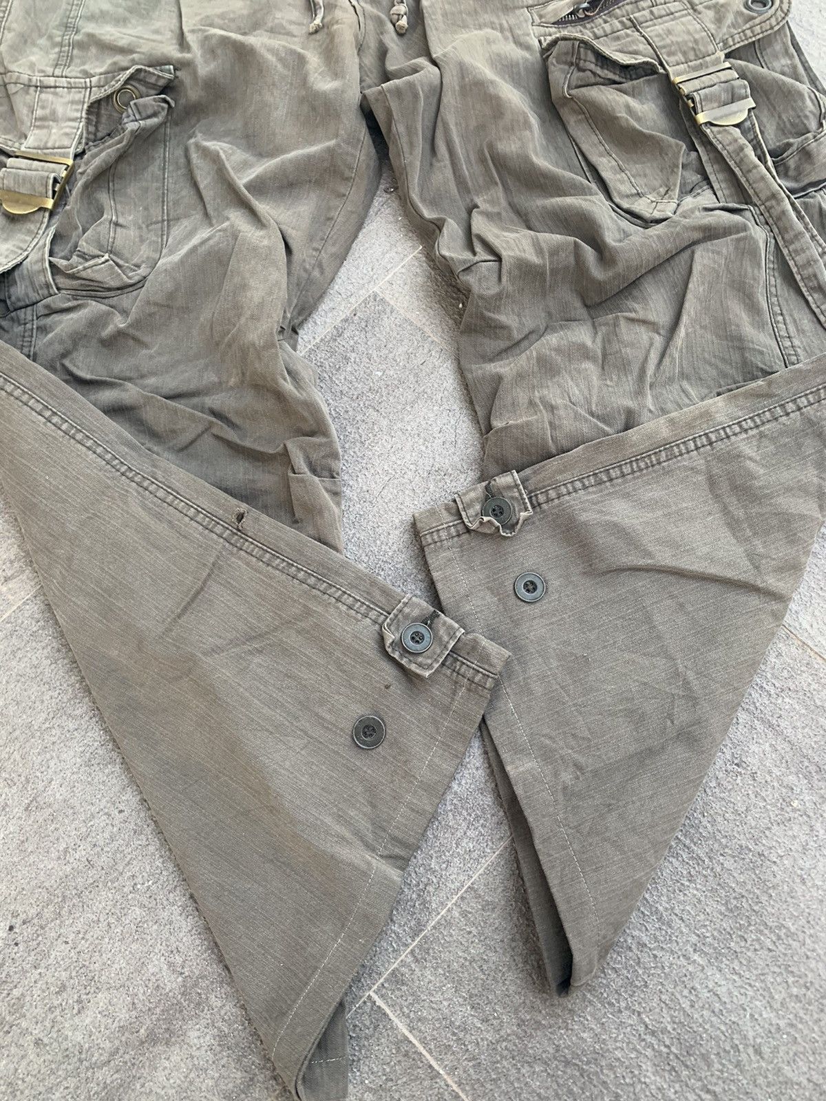 Japanese Brand Abecolumbia Baggy Cargo Pants Size US 34 / EU 50 - 6 Thumbnail