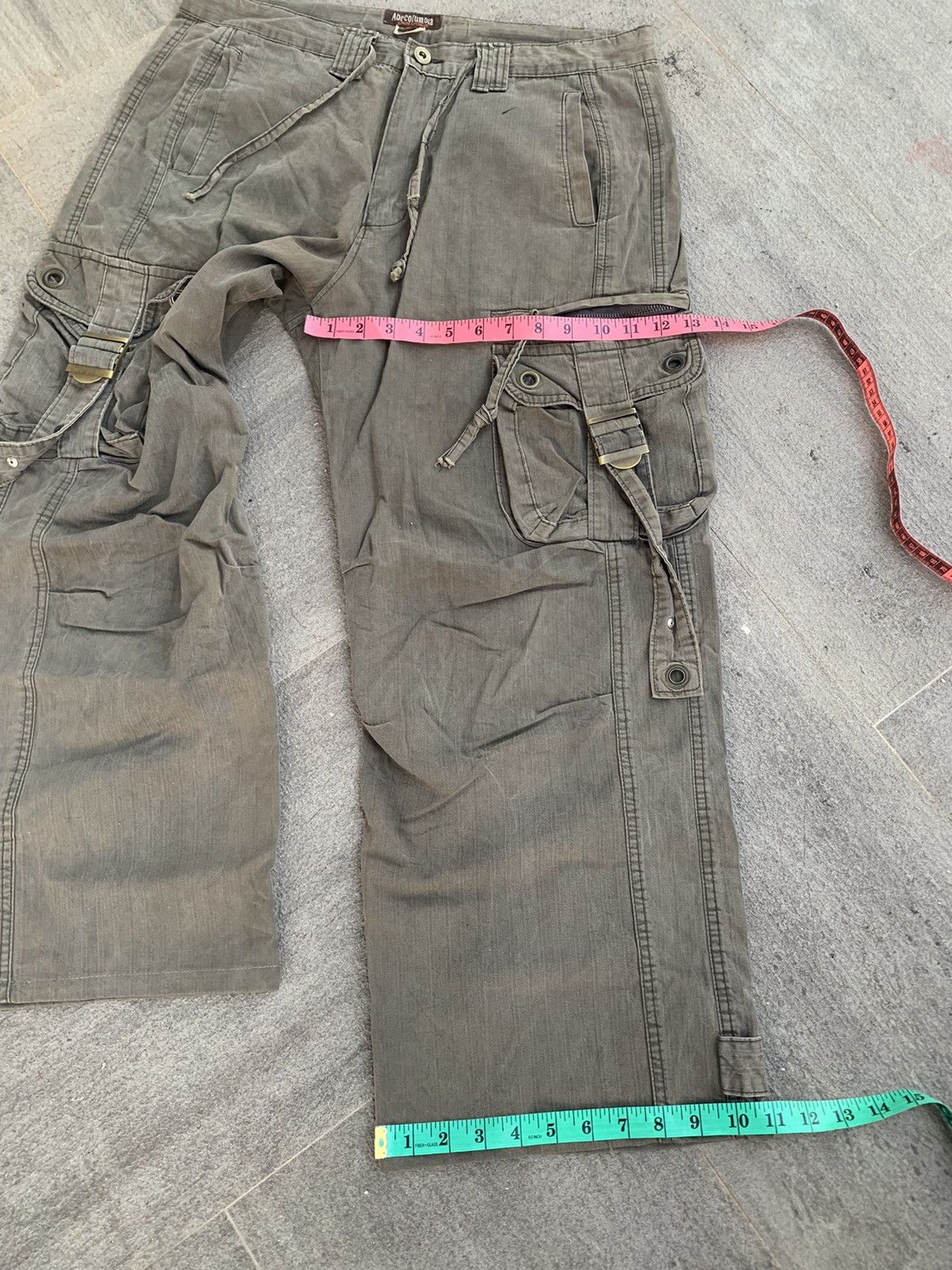 Japanese Brand Abecolumbia Baggy Cargo Pants Size US 34 / EU 50 - 9 Thumbnail