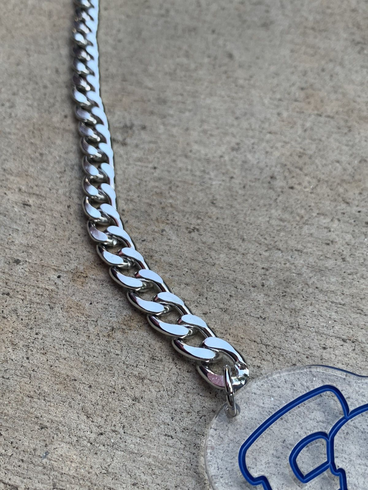 Frapbois × Issey Miyake FRAPBOIS BIG PENDANT SILVER LIKE CHAIN NECKLACE Size ONE SIZE - 4 Thumbnail