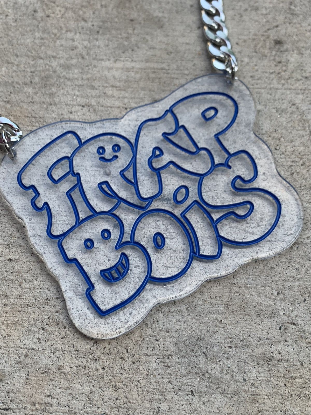 Frapbois × Issey Miyake FRAPBOIS BIG PENDANT SILVER LIKE CHAIN NECKLACE Size ONE SIZE - 2 Thumbnail