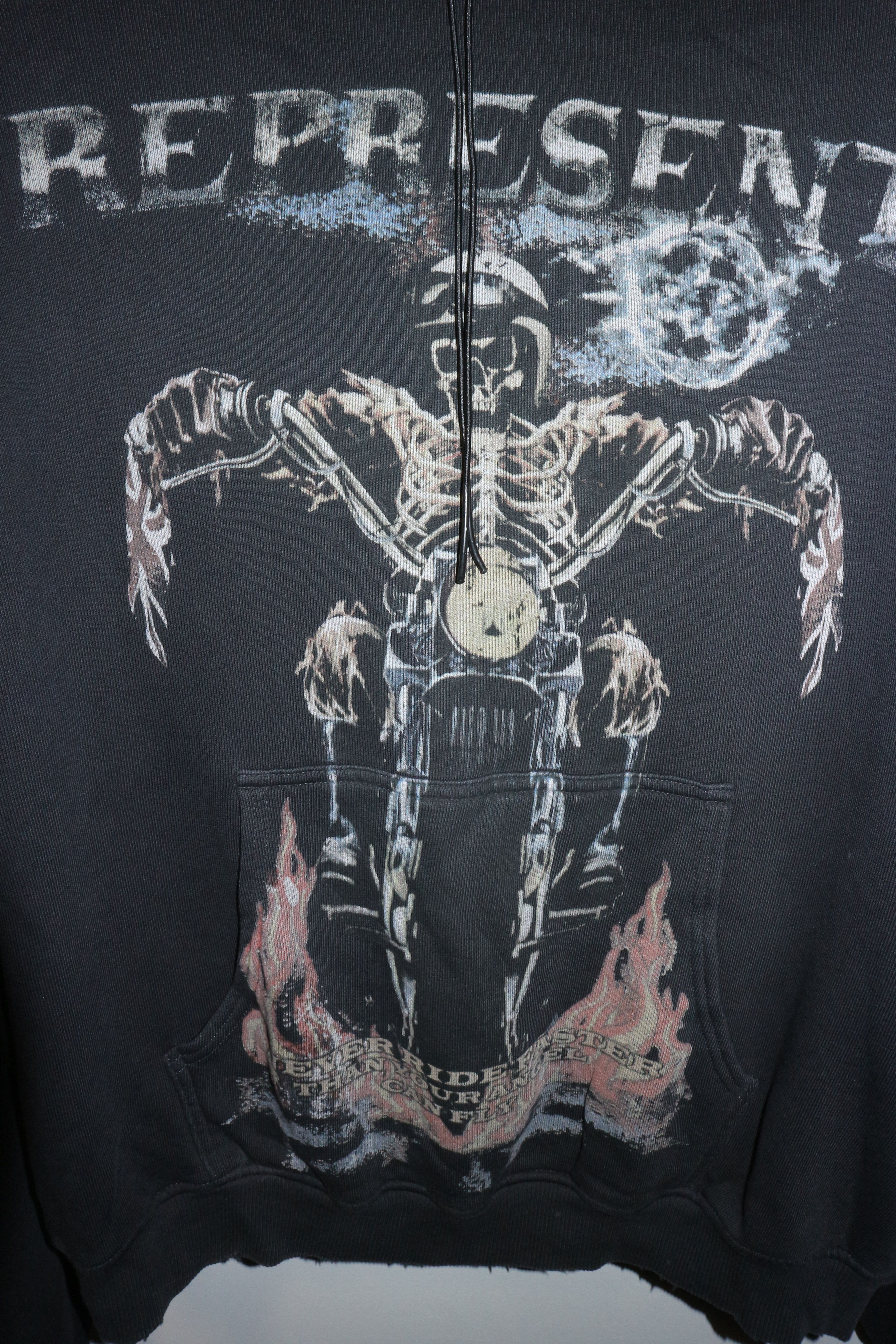 Represent Clo. Motorcycle print hoodie Size US XS / EU 42 / 0 - 3 Thumbnail