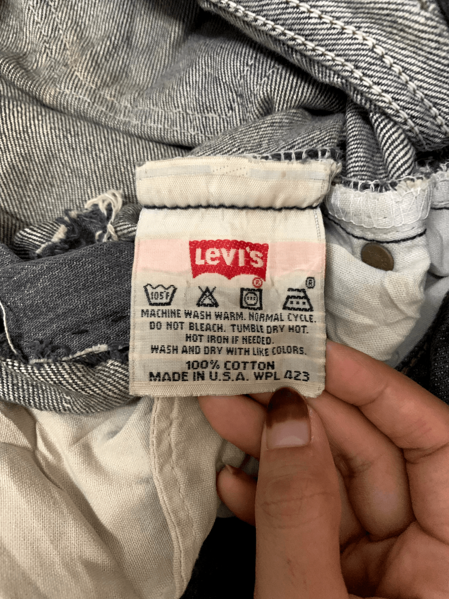 Levi's × Seditionaries Vintage 90s Levis 501 Ripped Distressed Loose Jeans Size US 30 / EU 46 - 5 Thumbnail