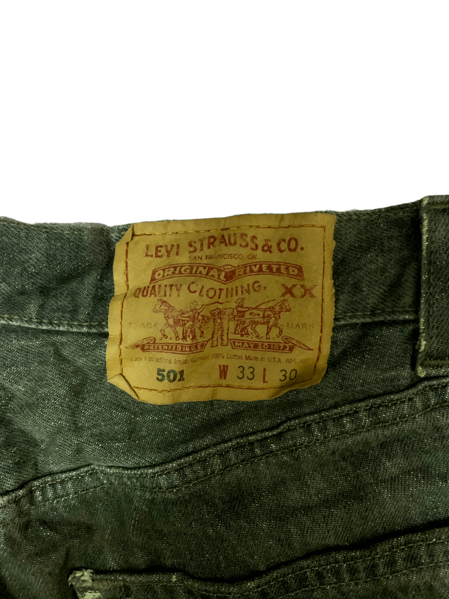 Levi's × Seditionaries Vintage 90s Levis 501 Ripped Distressed Loose Jeans Size US 30 / EU 46 - 8 Thumbnail