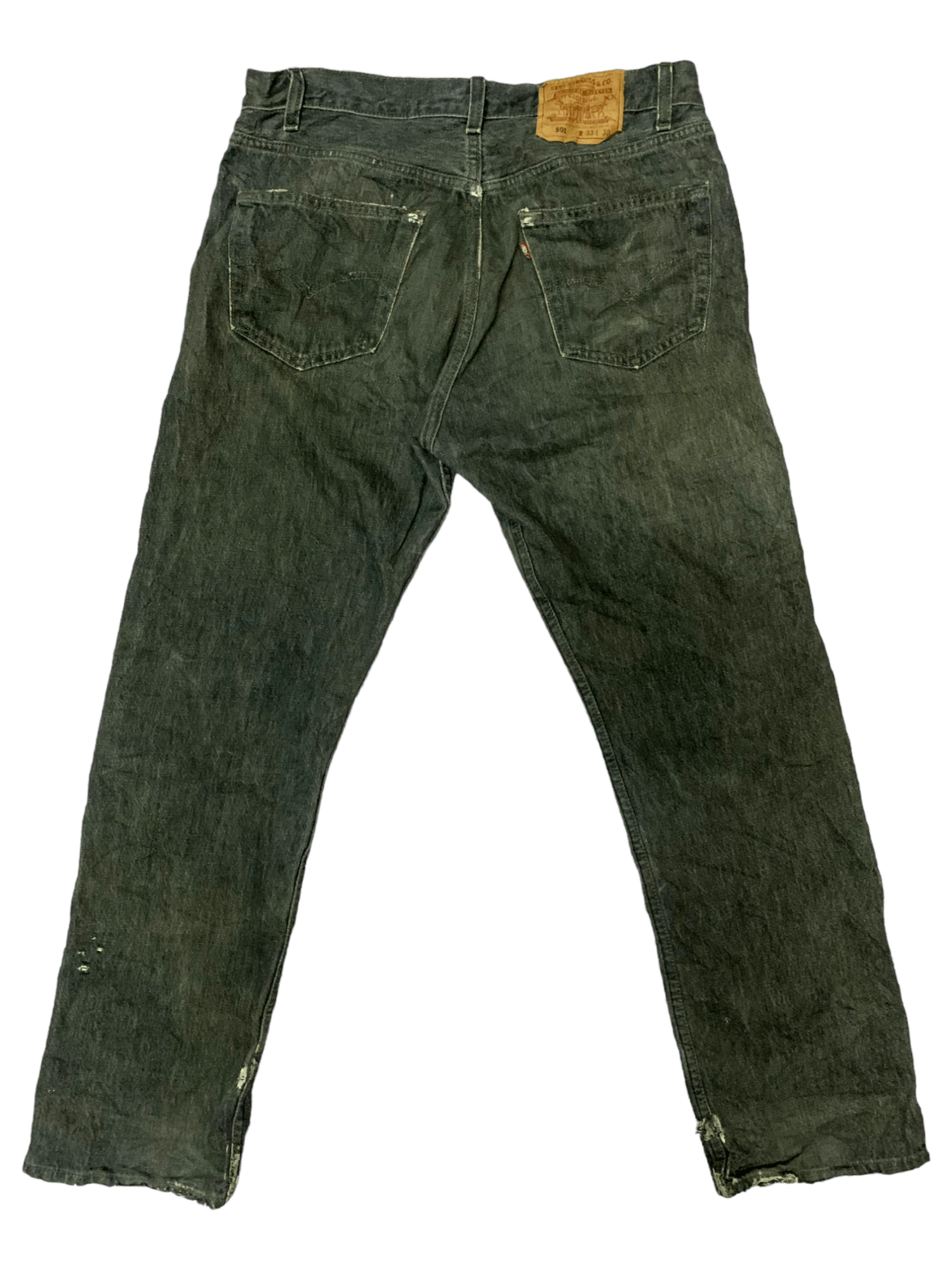Levi's × Seditionaries Vintage 90s Levis 501 Ripped Distressed Loose Jeans Size US 30 / EU 46 - 6 Thumbnail