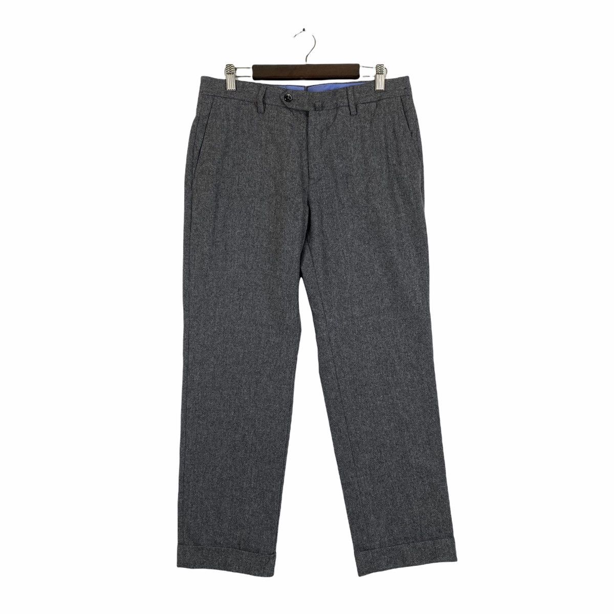VINTAGE BEAMS PT01 JAPANESE BRAND WOOL CASUAL PANTS