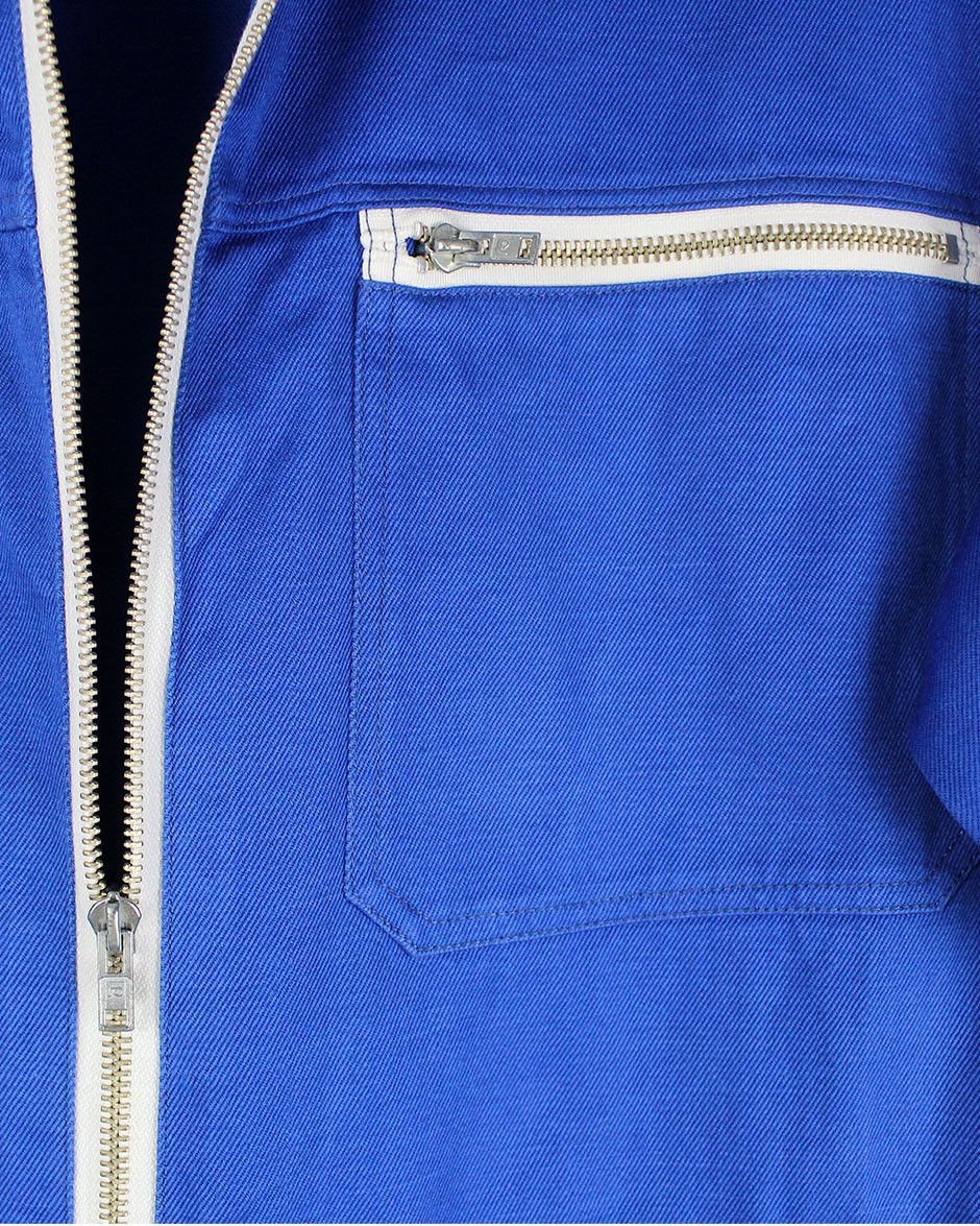 Vintage NOS 80s Vintage overall jumpsuit coverall boiler suit XS S Size US 32 / EU 48 - 4 Thumbnail