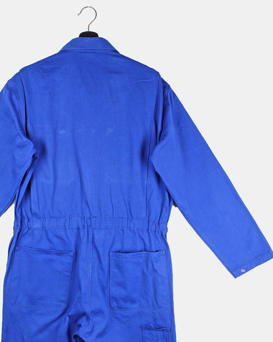 Vintage NOS 80s Vintage overall jumpsuit coverall boiler suit XS S Size US 32 / EU 48 - 12 Thumbnail